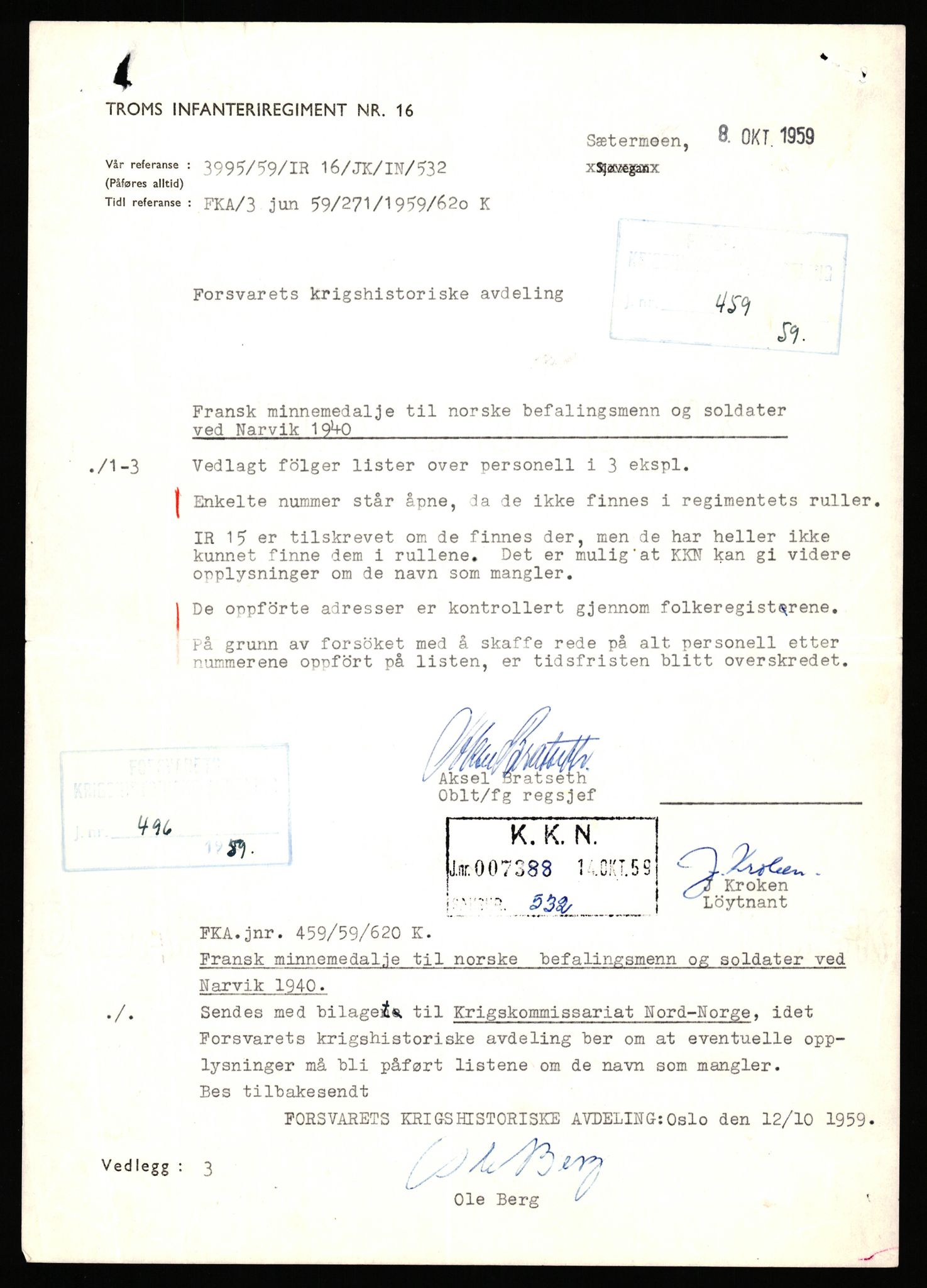 Forsvaret, Forsvarets krigshistoriske avdeling, AV/RA-RAFA-2017/Y/Yb/L0140: II-C-11-611-620  -  6. Divisjon, 1940-1966, s. 365