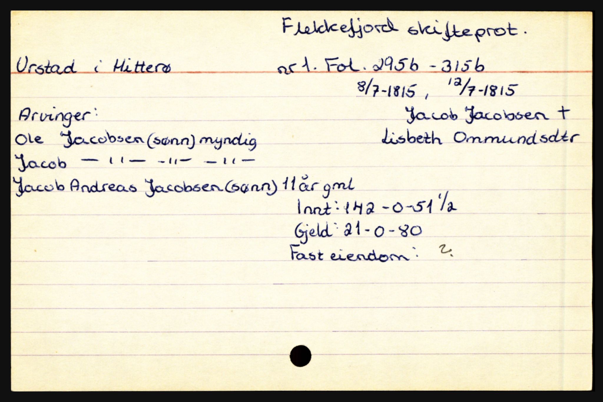 Flekkefjord sorenskriveri, AV/SAK-1221-0001/H, s. 1619