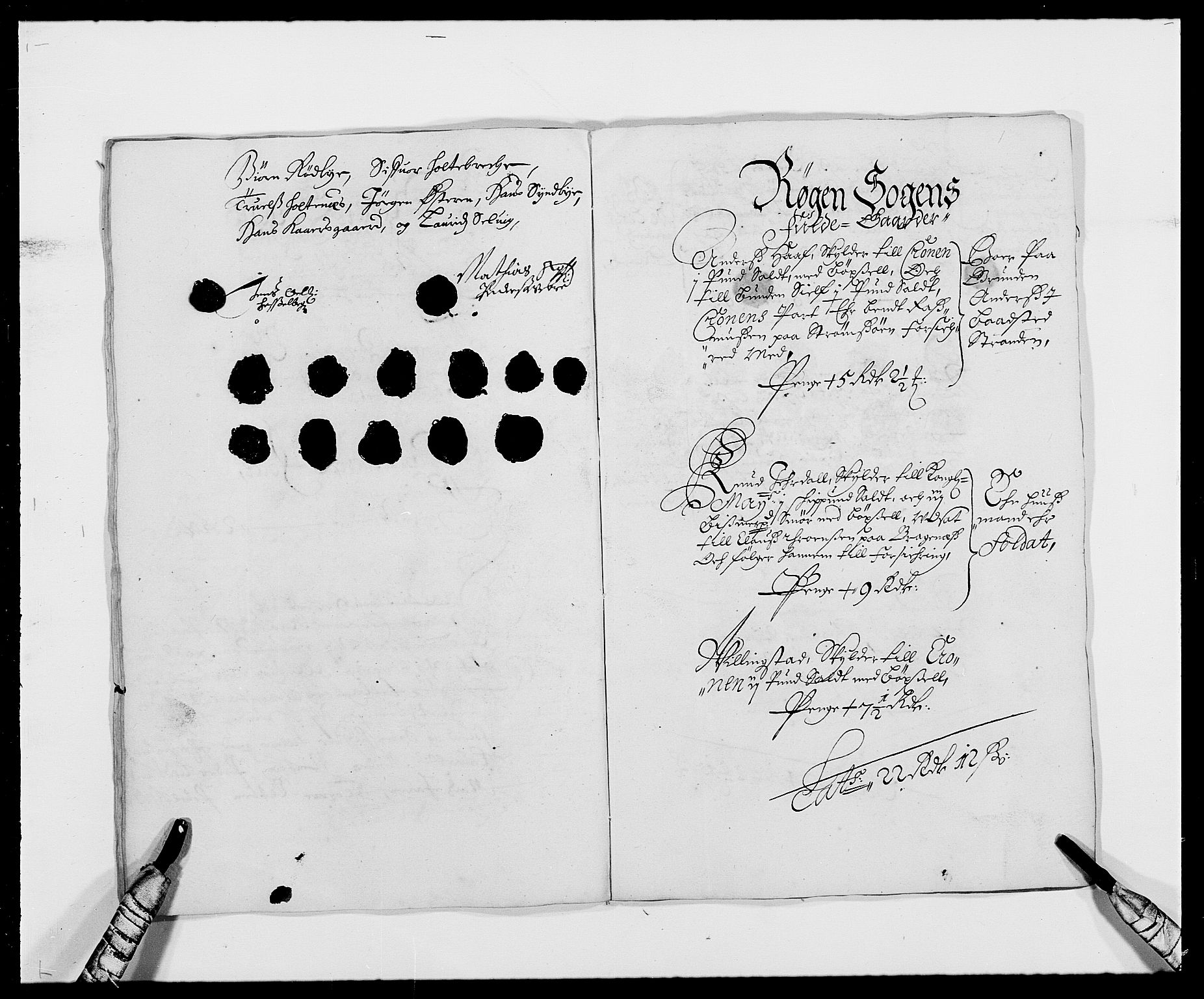 Rentekammeret inntil 1814, Reviderte regnskaper, Fogderegnskap, RA/EA-4092/R29/L1691: Fogderegnskap Hurum og Røyken, 1678-1681, s. 274