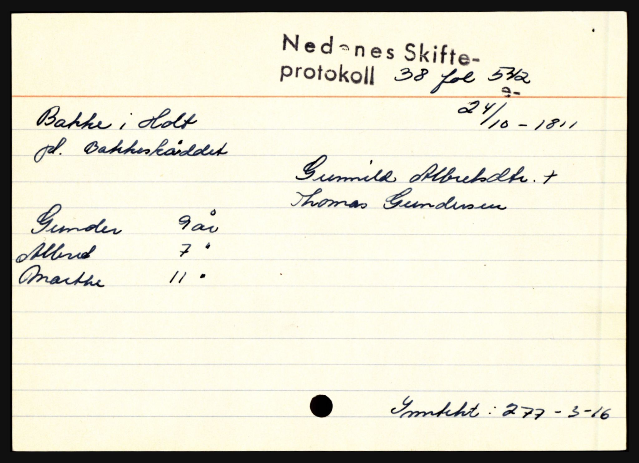 Nedenes sorenskriveri før 1824, AV/SAK-1221-0007/H, s. 1531