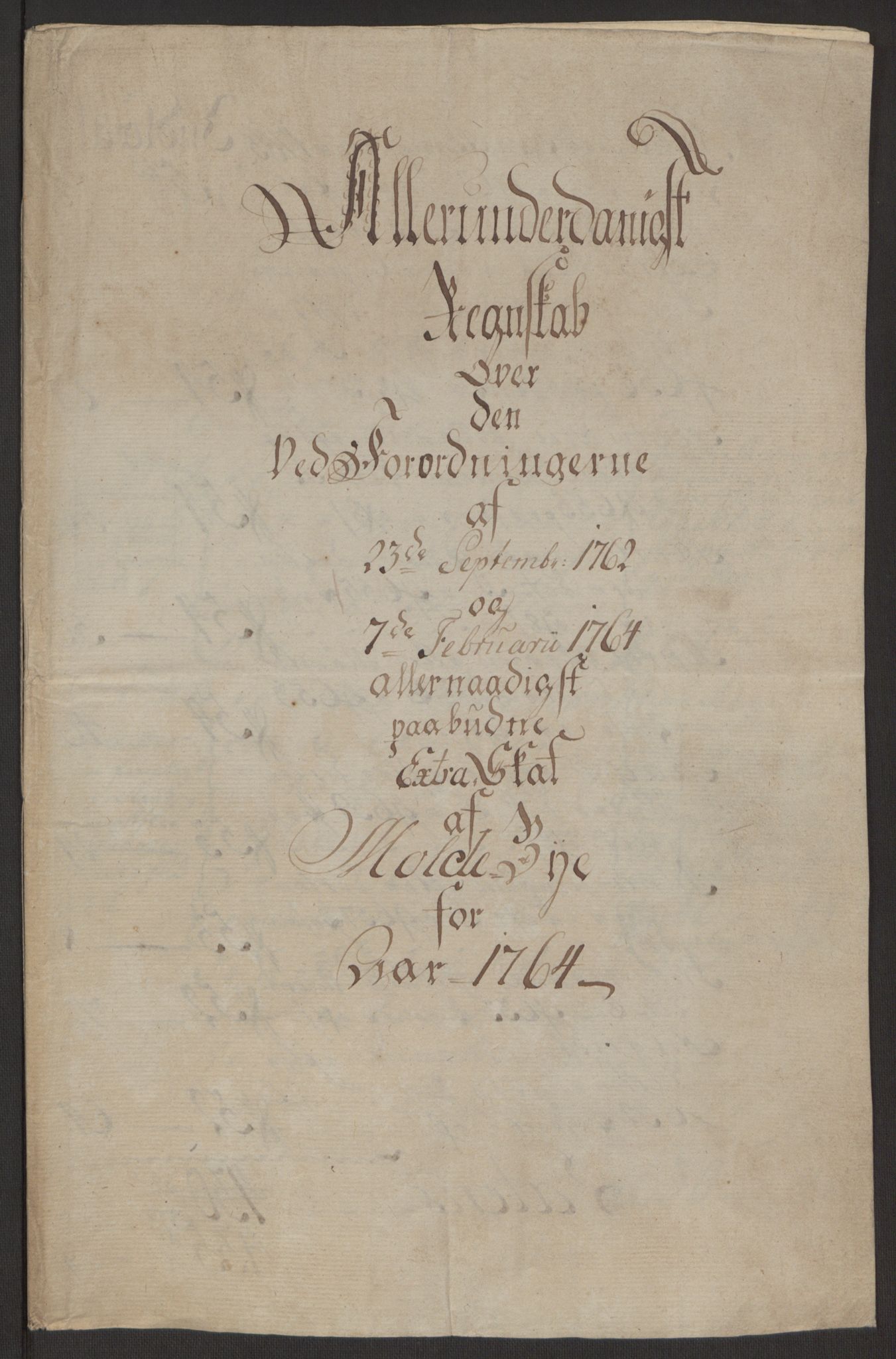 Rentekammeret inntil 1814, Reviderte regnskaper, Byregnskaper, RA/EA-4066/R/Rq/L0487/0004: [Q1] Kontribusjonsregnskap / Ekstraskatt, 1762-1772, s. 65