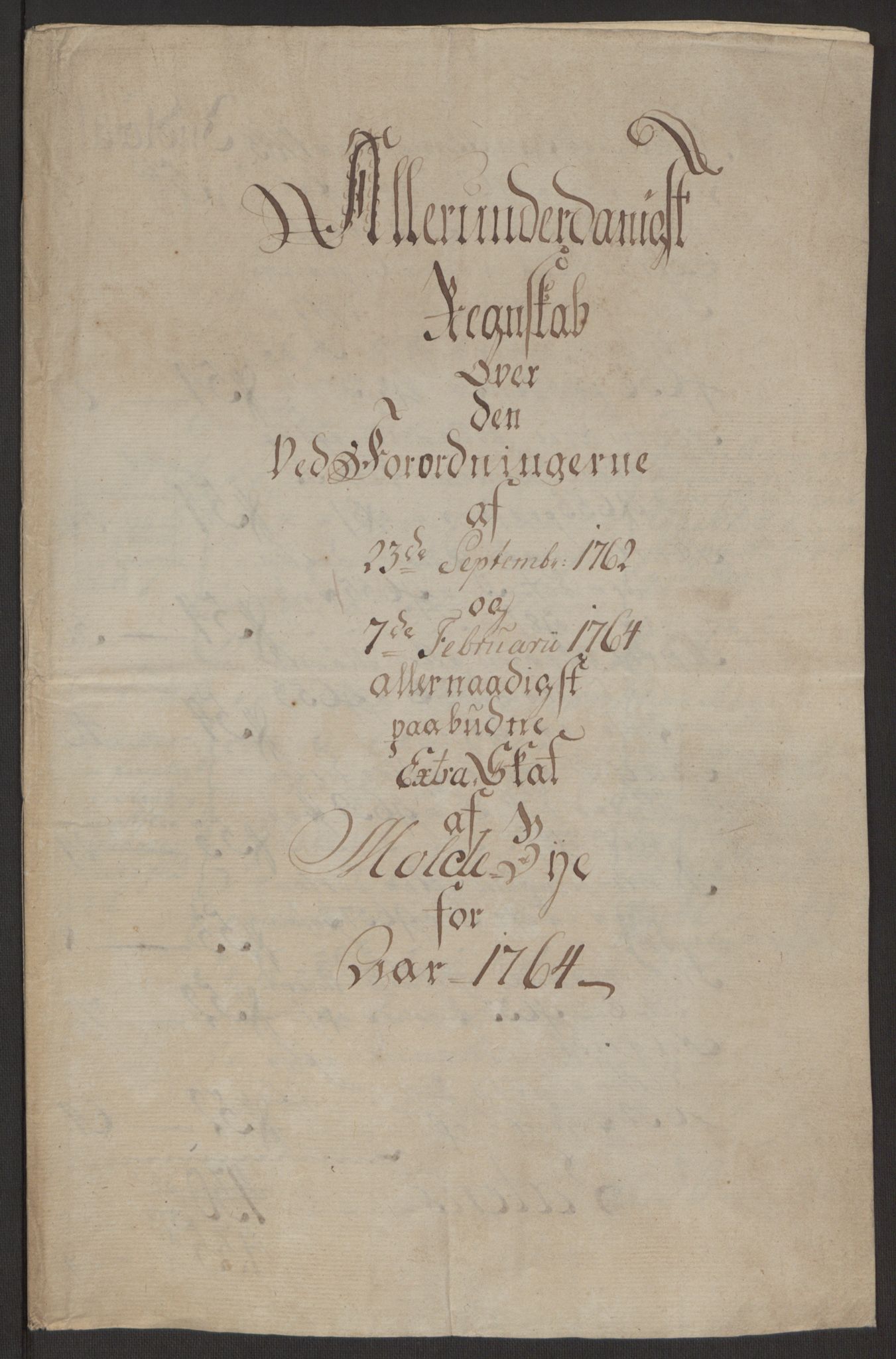 Rentekammeret inntil 1814, Reviderte regnskaper, Byregnskaper, AV/RA-EA-4066/R/Rq/L0487/0004: [Q1] Kontribusjonsregnskap / Ekstraskatt, 1762-1772, s. 65