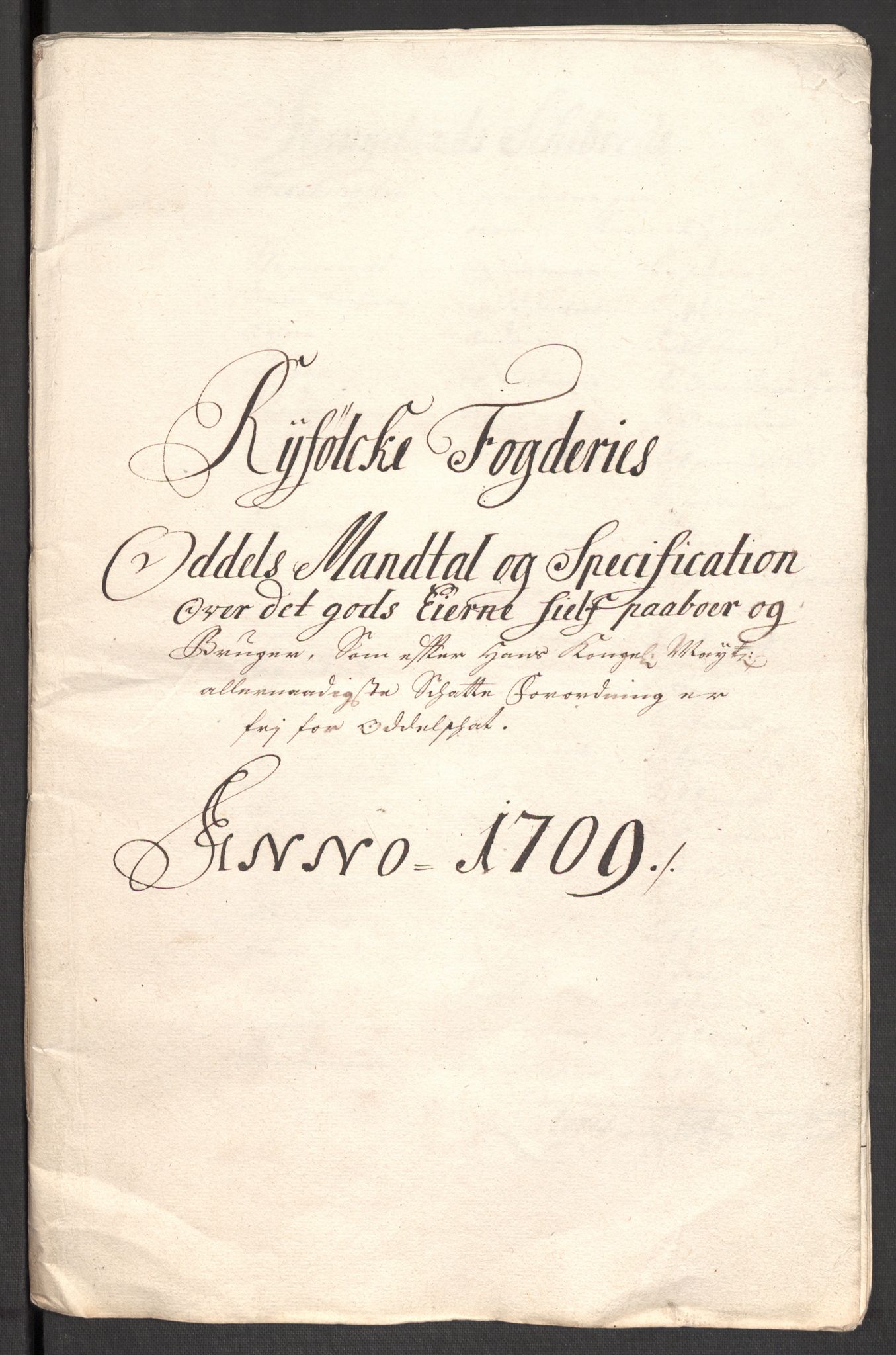 Rentekammeret inntil 1814, Reviderte regnskaper, Fogderegnskap, AV/RA-EA-4092/R47/L2861: Fogderegnskap Ryfylke, 1706-1709, s. 432