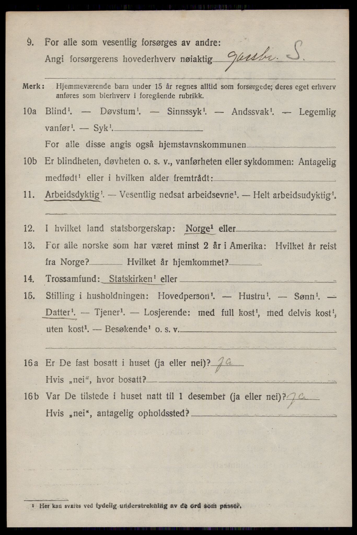 SAKO, Folketelling 1920 for 0829 Kviteseid herred, 1920, s. 4084