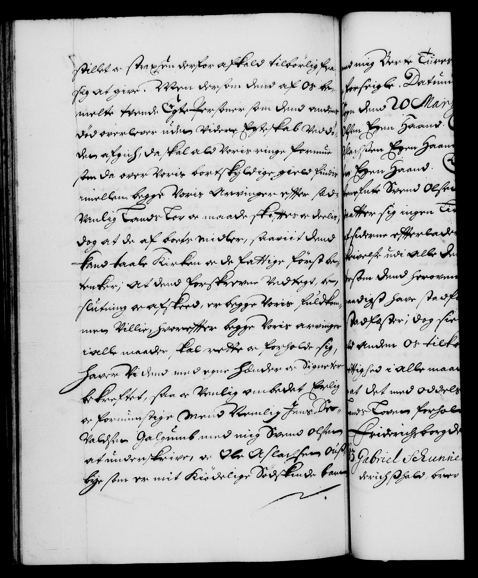 Danske Kanselli 1572-1799, AV/RA-EA-3023/F/Fc/Fca/Fcaa/L0017: Norske registre (mikrofilm), 1698-1699, s. 174b