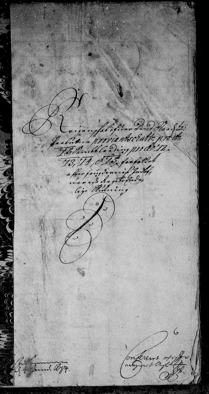 Rentekammeret inntil 1814, Reviderte regnskaper, Stiftamtstueregnskaper, Bergen stiftamt, AV/RA-EA-6043/R/Rc/L0041: Bergen stiftamt, 1672-1677