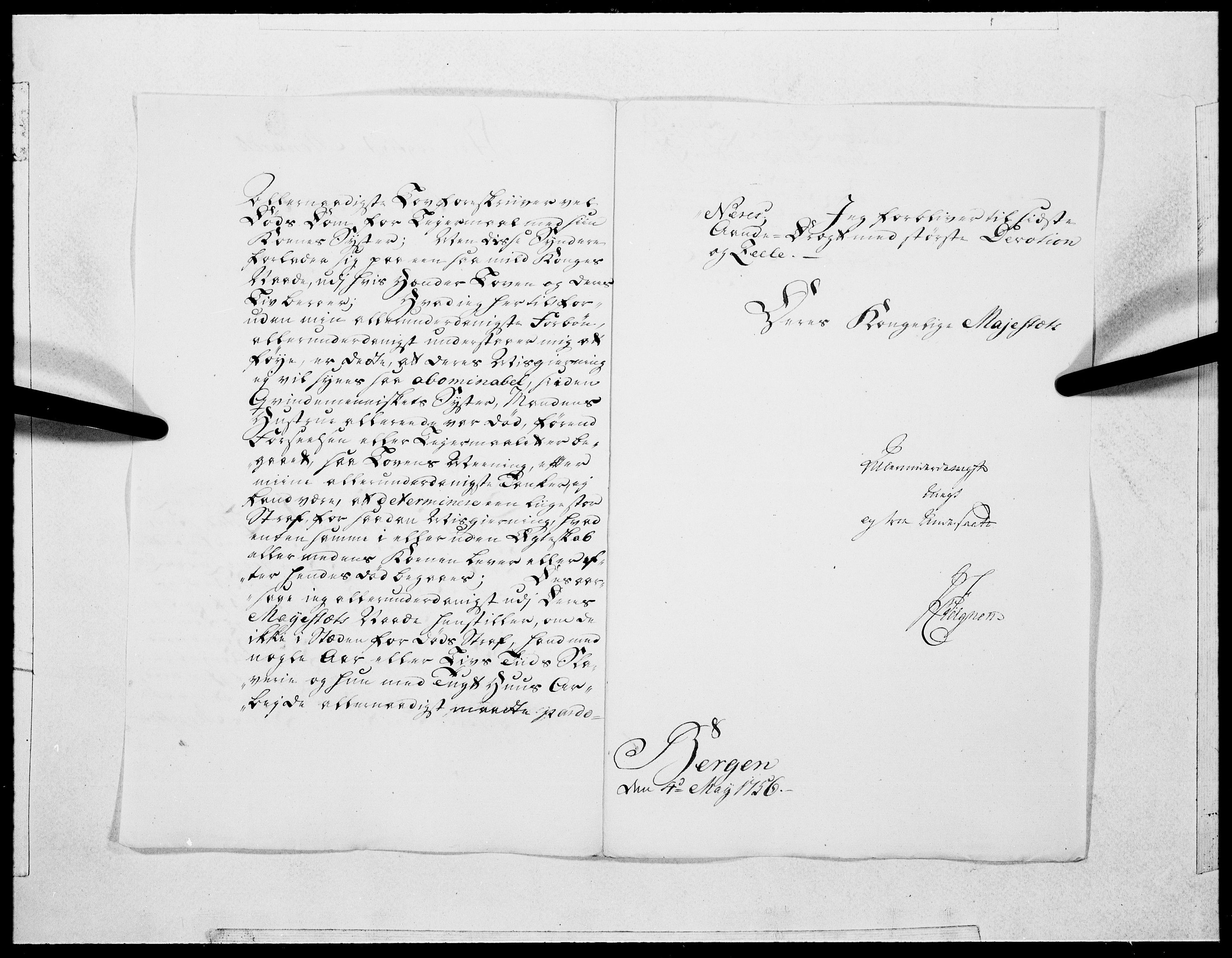 Danske Kanselli 1572-1799, AV/RA-EA-3023/F/Fc/Fcc/Fcca/L0172: Norske innlegg 1572-1799, 1756, s. 30