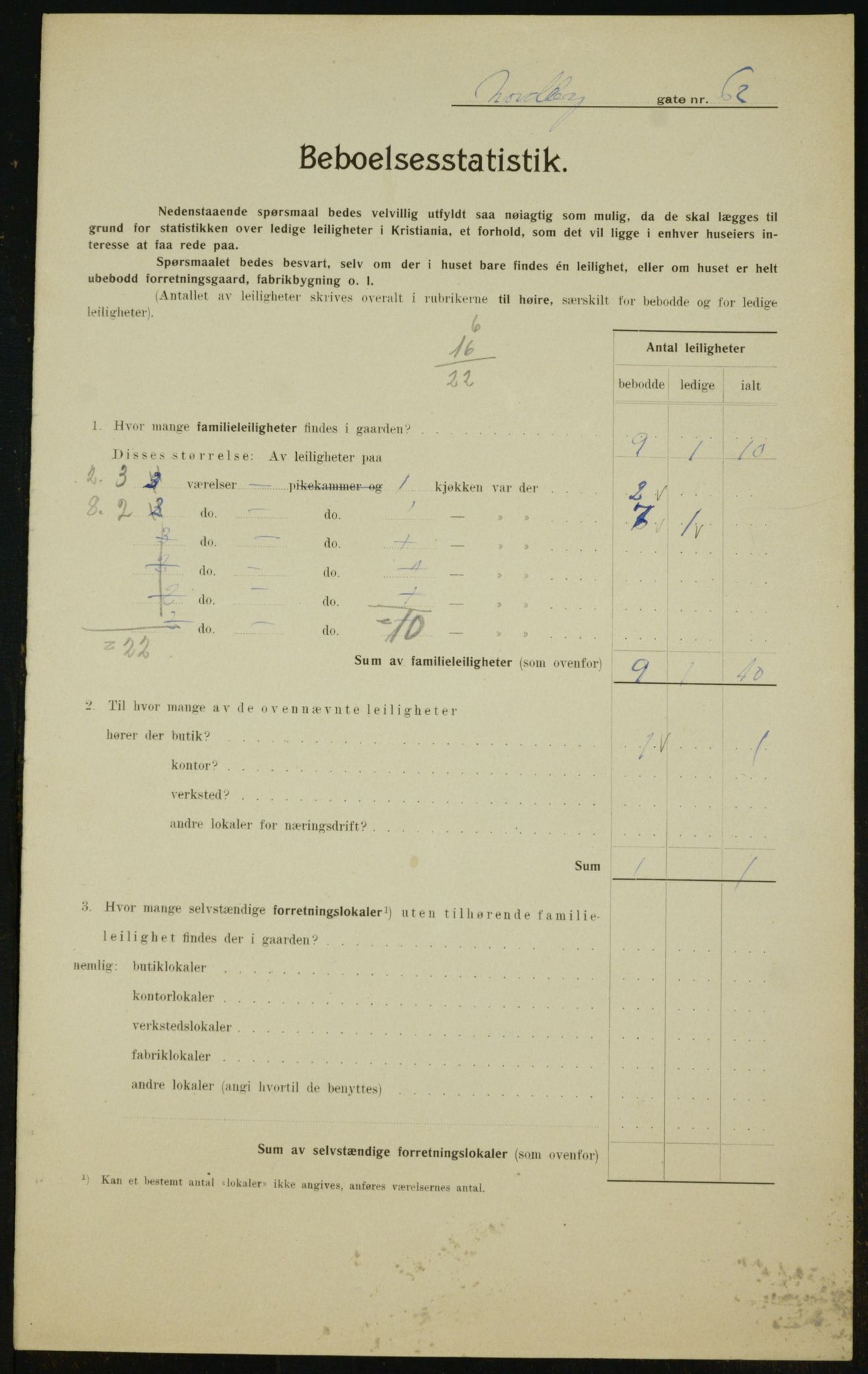 OBA, Kommunal folketelling 1.2.1910 for Kristiania, 1910, s. 69682
