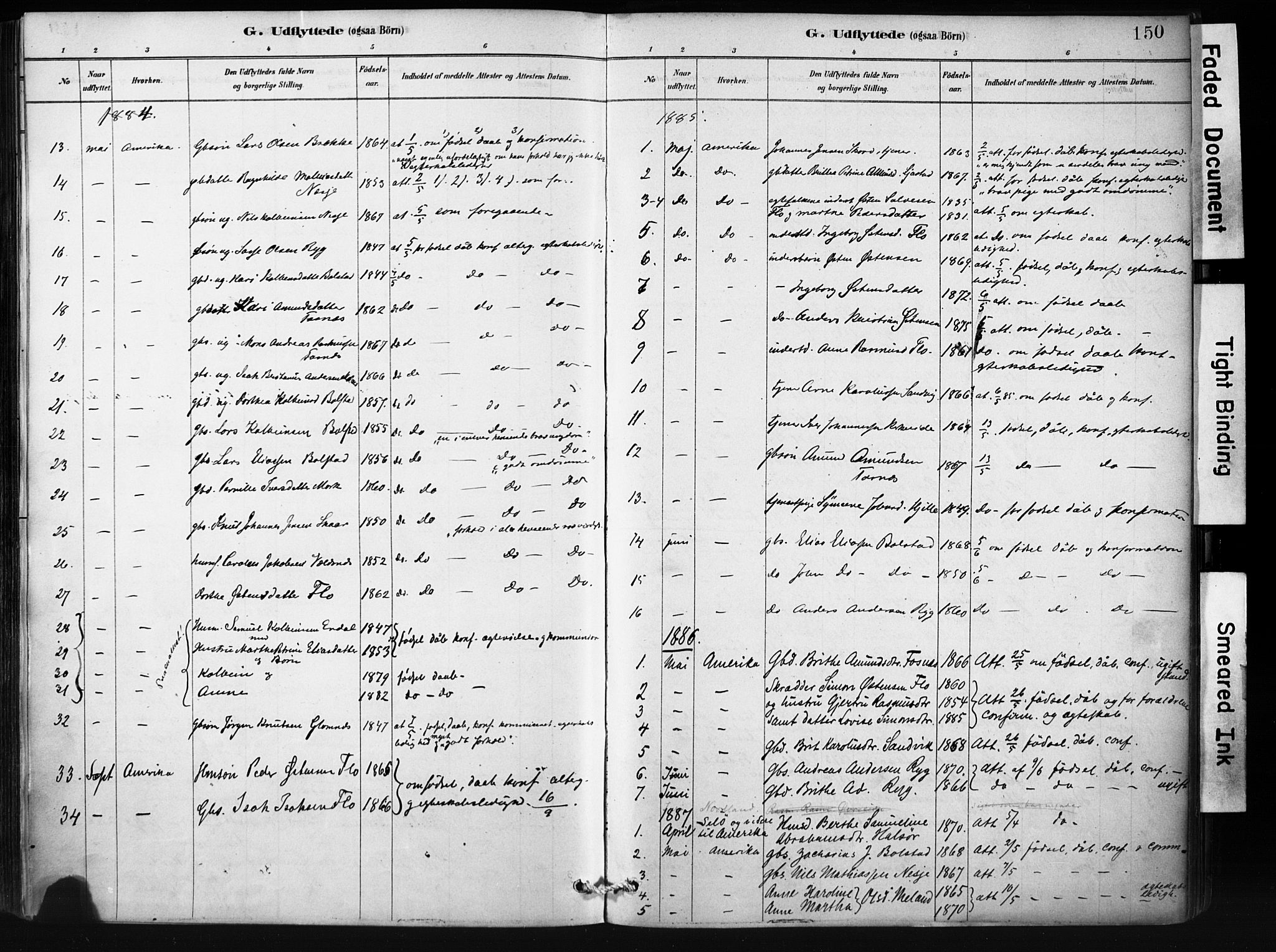 Stryn Sokneprestembete, AV/SAB-A-82501: Ministerialbok nr. D 1, 1878-1907, s. 150