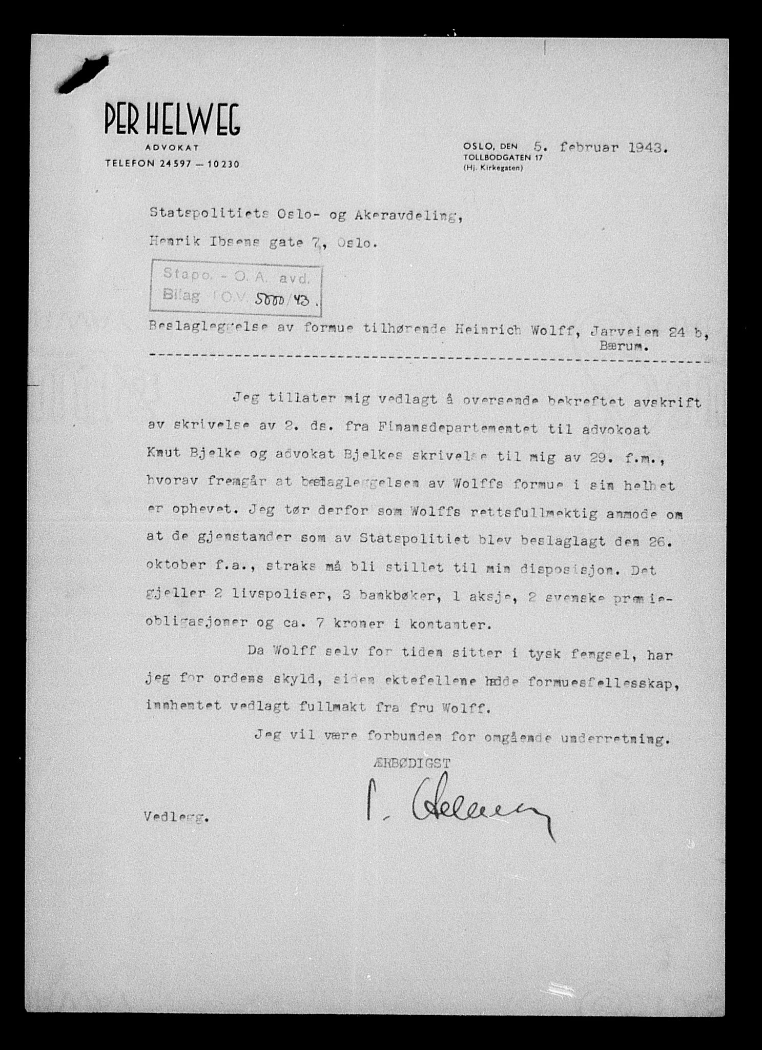 Justisdepartementet, Tilbakeføringskontoret for inndratte formuer, AV/RA-S-1564/H/Hc/Hcc/L0986: --, 1945-1947, s. 530