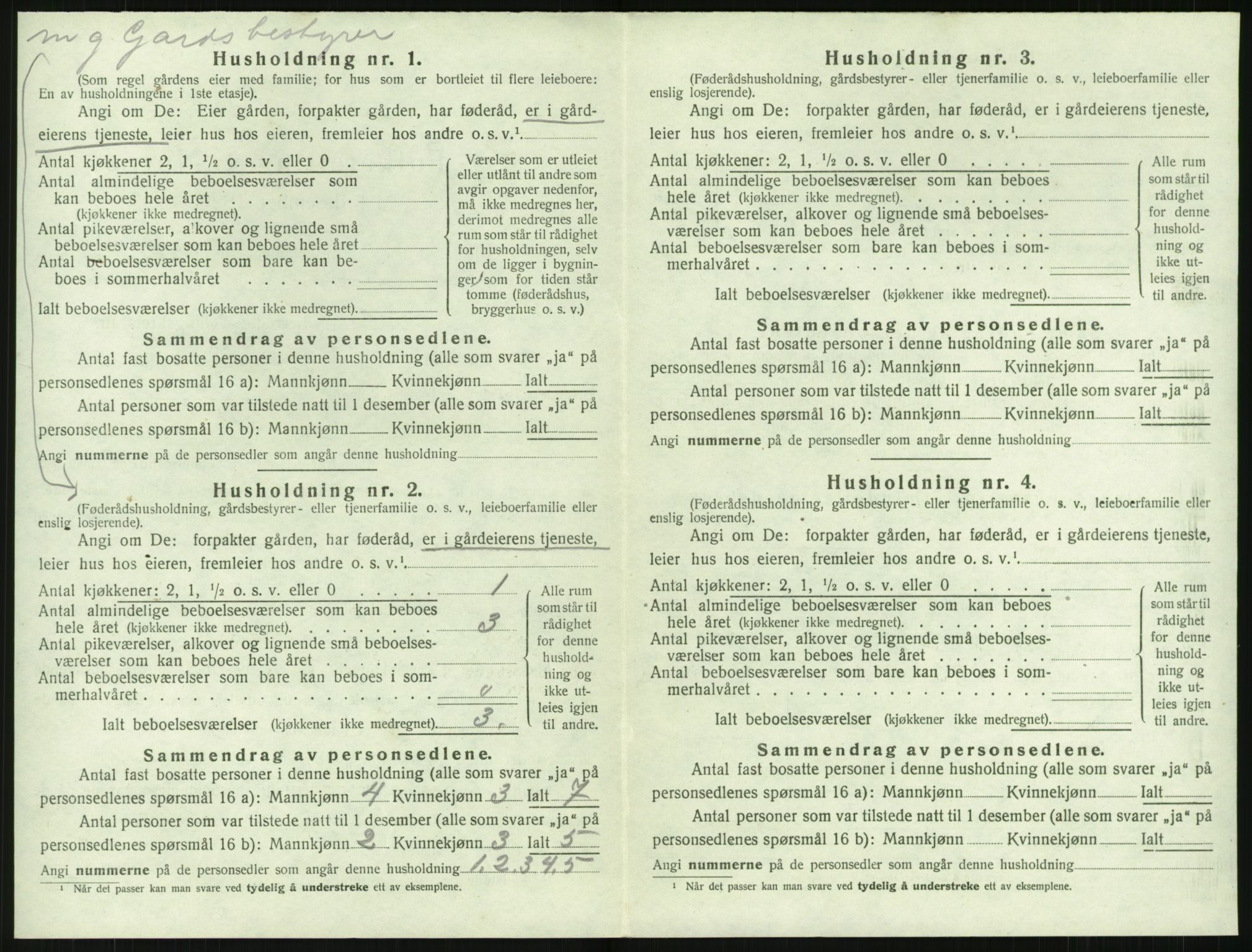 SAK, Folketelling 1920 for 0923 Fjære herred, 1920, s. 1002