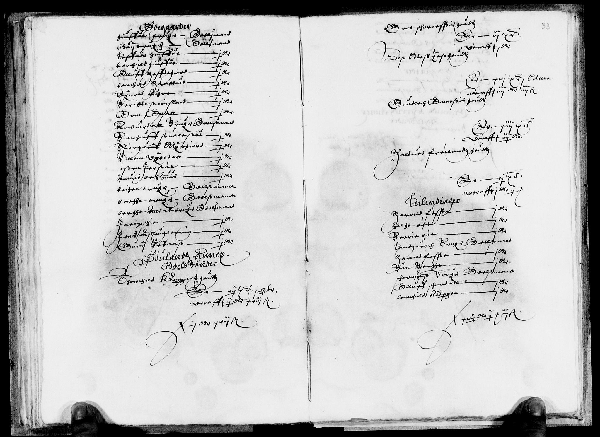 Rentekammeret inntil 1814, Reviderte regnskaper, Lensregnskaper, AV/RA-EA-5023/R/Rb/Rbp/L0017: Bratsberg len, 1633-1635