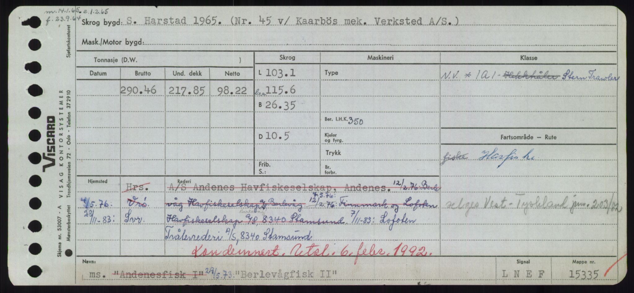 Sjøfartsdirektoratet med forløpere, Skipsmålingen, RA/S-1627/H/Hd/L0003: Fartøy, B-Bev, s. 863