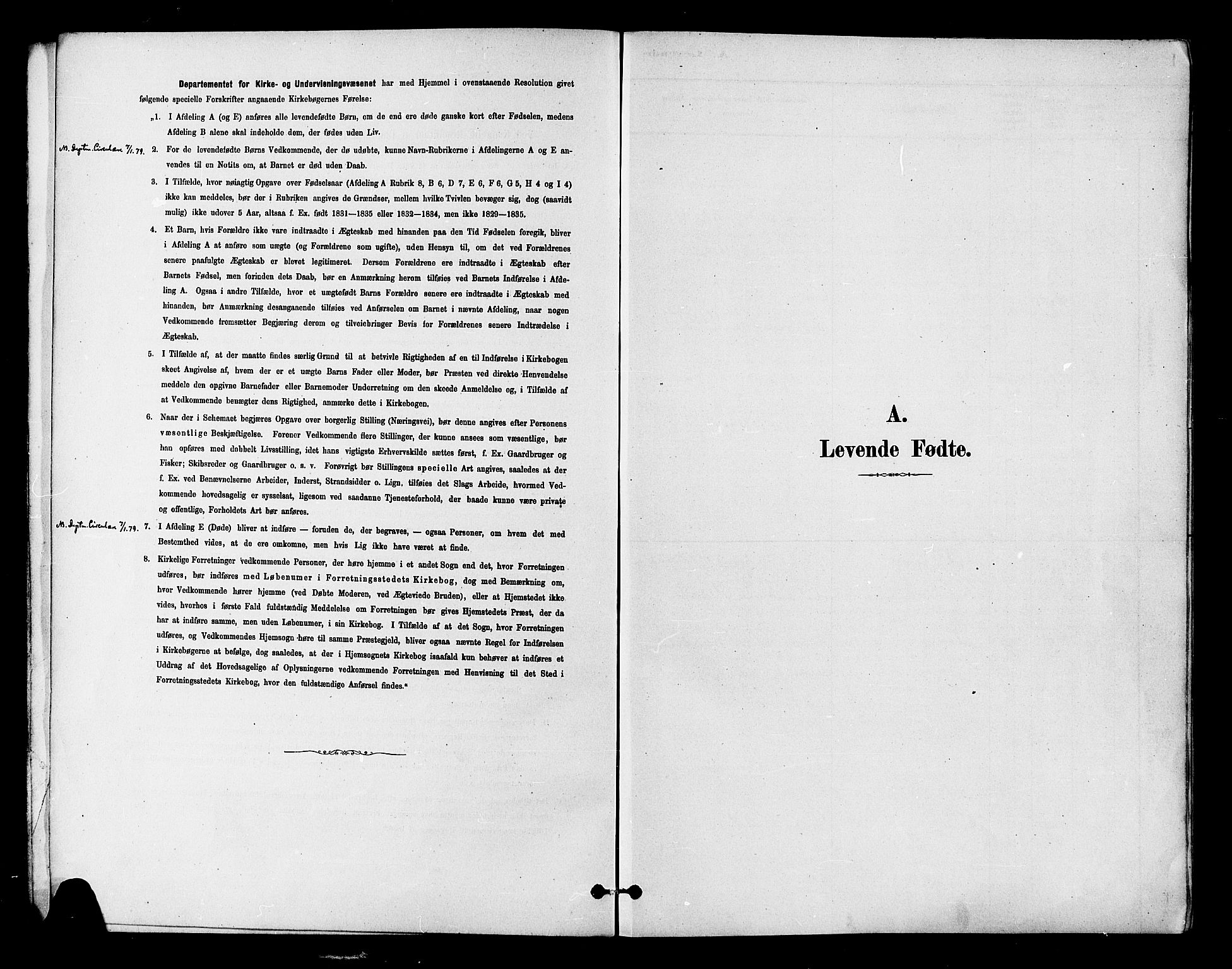 Flesberg kirkebøker, SAKO/A-18/F/Fb/L0001: Ministerialbok nr. II 1, 1879-1907