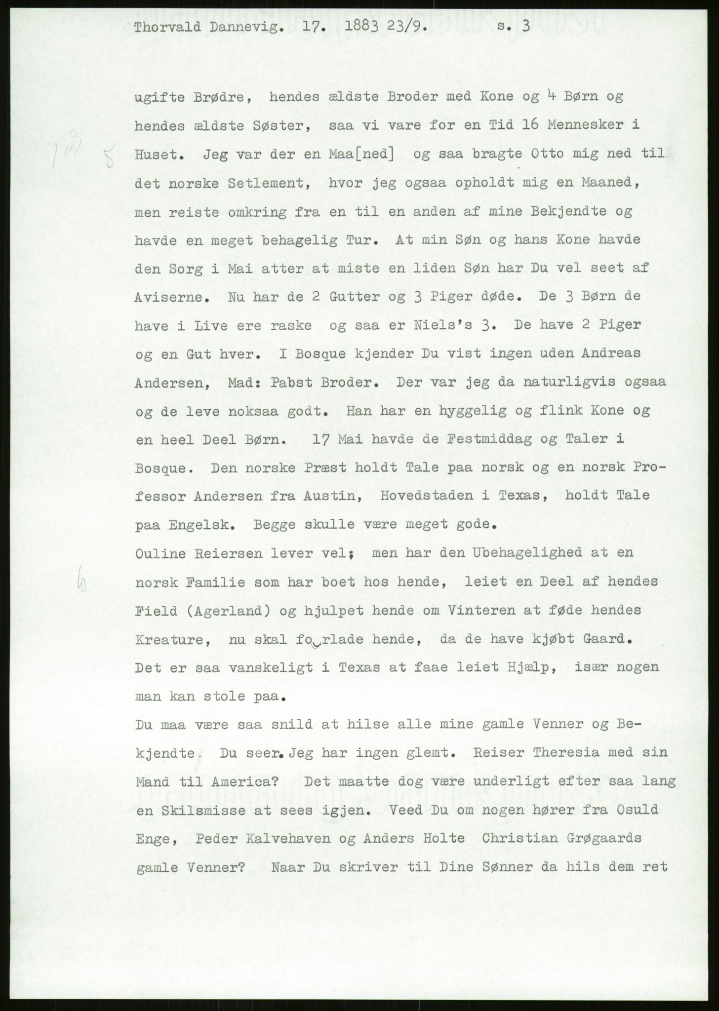 Samlinger til kildeutgivelse, Amerikabrevene, AV/RA-EA-4057/F/L0027: Innlån fra Aust-Agder: Dannevig - Valsgård, 1838-1914, s. 263