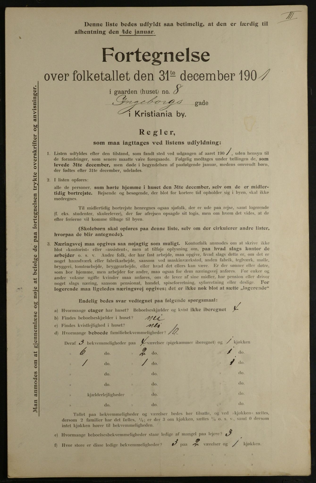 OBA, Kommunal folketelling 31.12.1901 for Kristiania kjøpstad, 1901, s. 6887