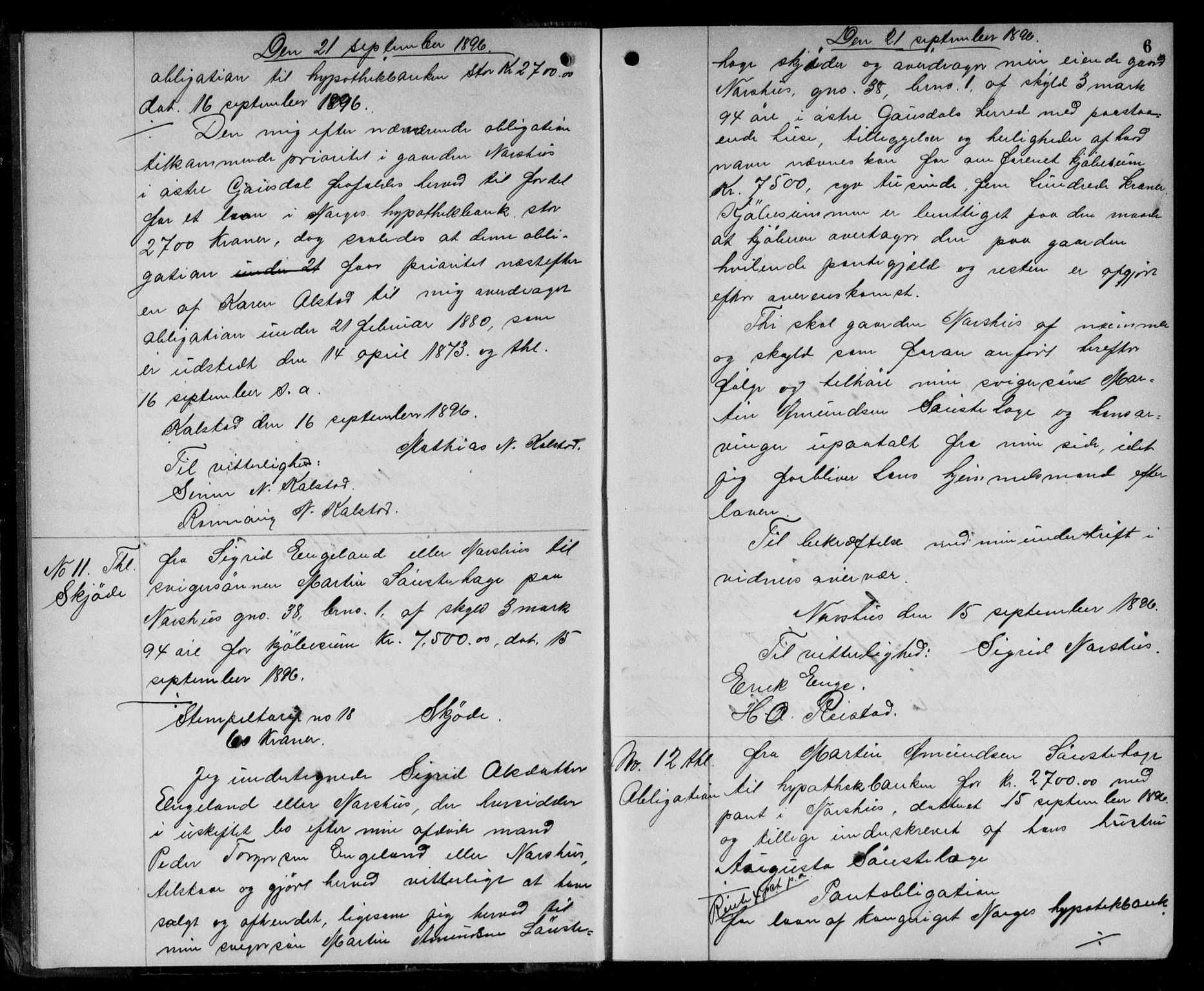 Sør-Gudbrandsdal tingrett, AV/SAH-TING-004/H/Hb/Hba/L0022: Pantebok nr. I 22, 1896-1898, s. 6
