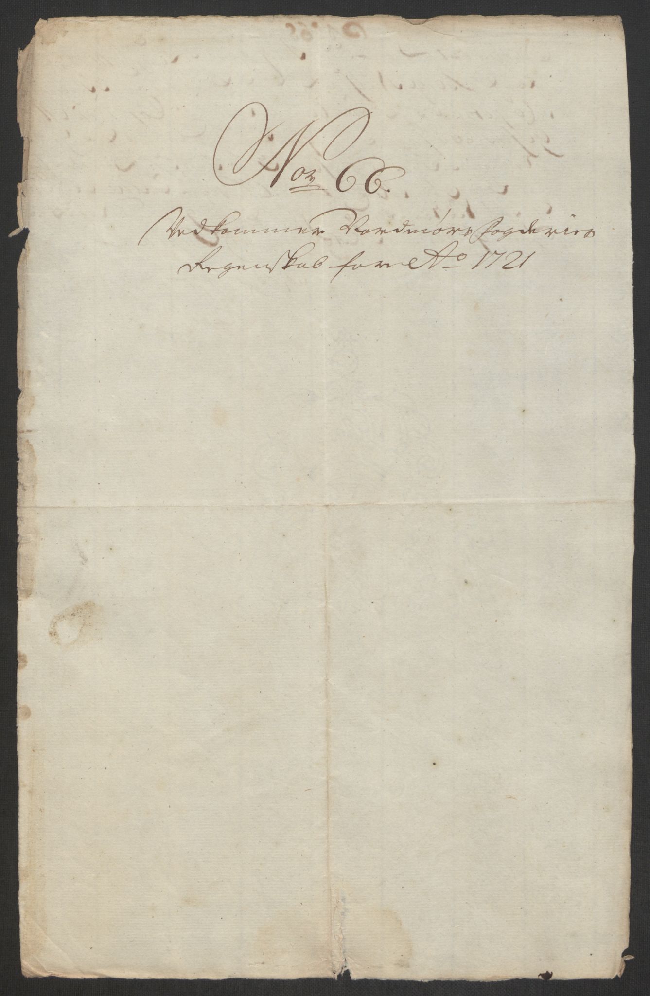 Rentekammeret inntil 1814, Reviderte regnskaper, Fogderegnskap, RA/EA-4092/R56/L3754: Fogderegnskap Nordmøre, 1721, s. 373