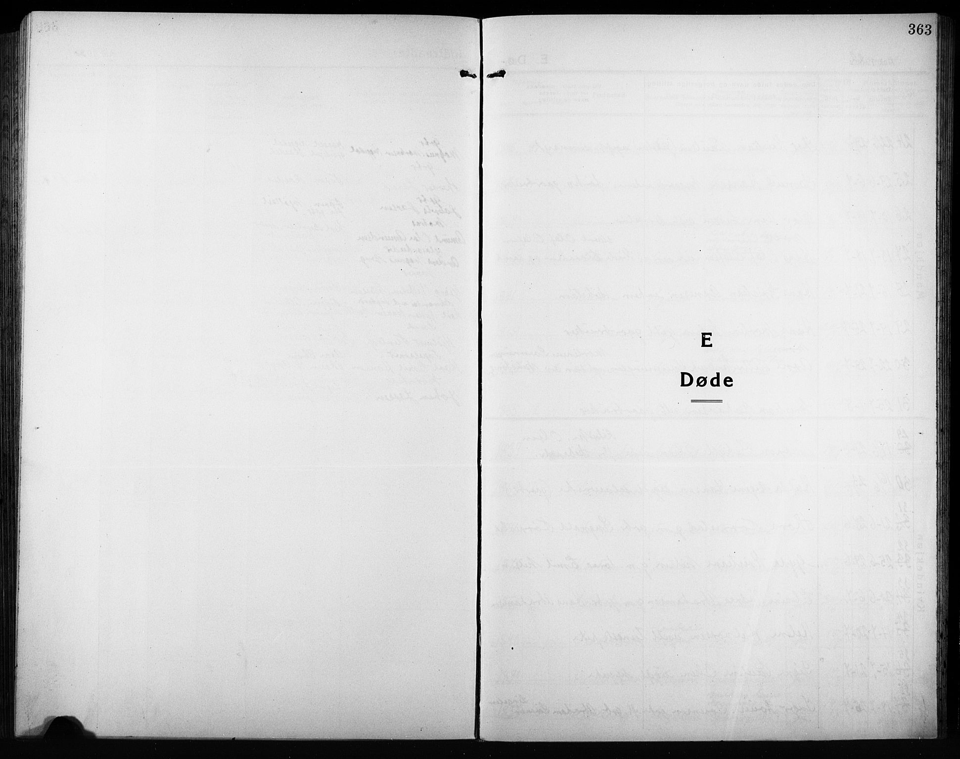 Sandar kirkebøker, SAKO/A-243/G/Ga/L0004: Klokkerbok nr. 4, 1922-1932, s. 363