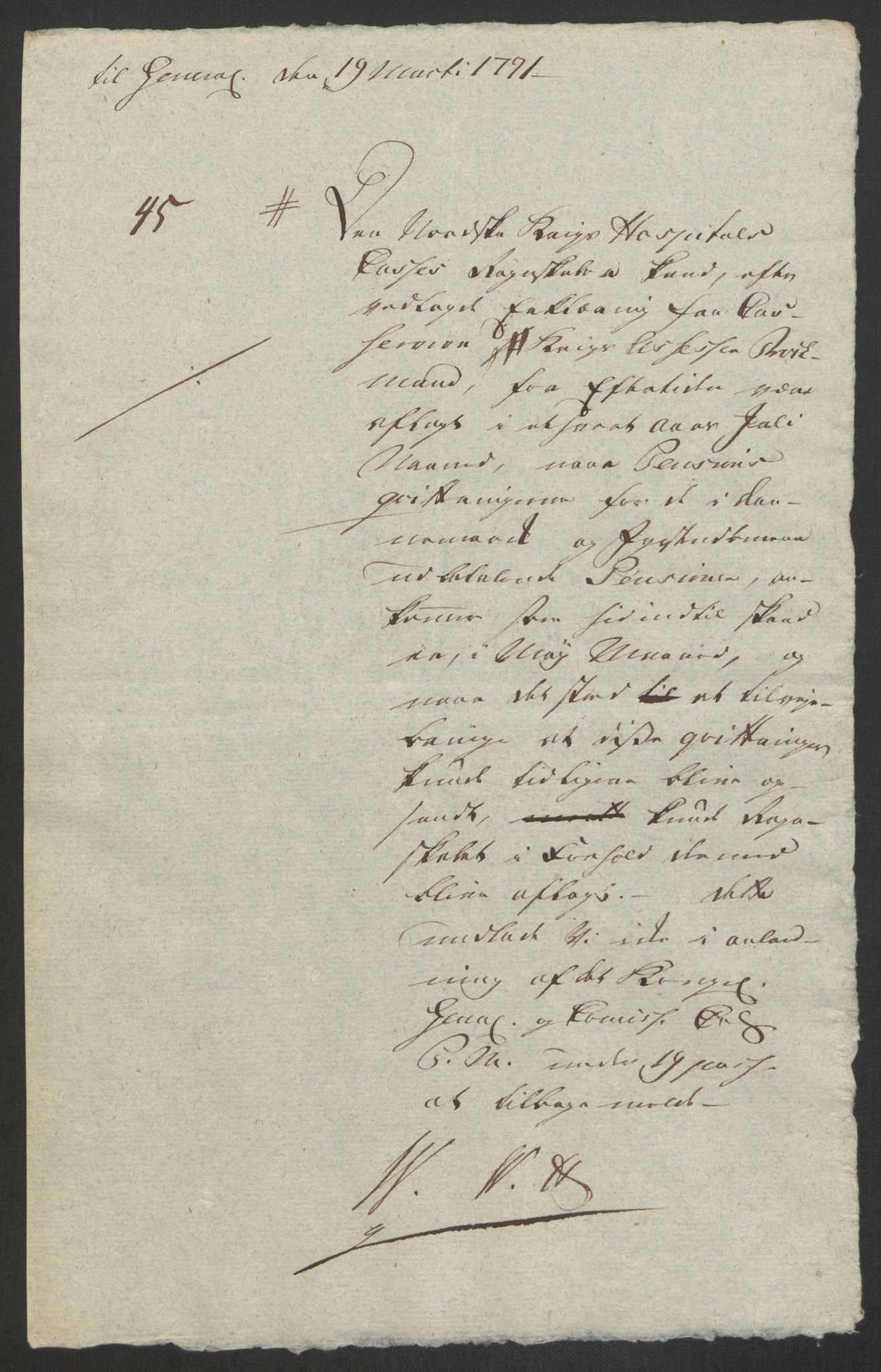 Forsvaret, Den norske kvesthuskasse/krigshospitalkasse, AV/RA-RAFA-1887/F/Fa/L0008: Konsepter, 1790-1793, s. 431