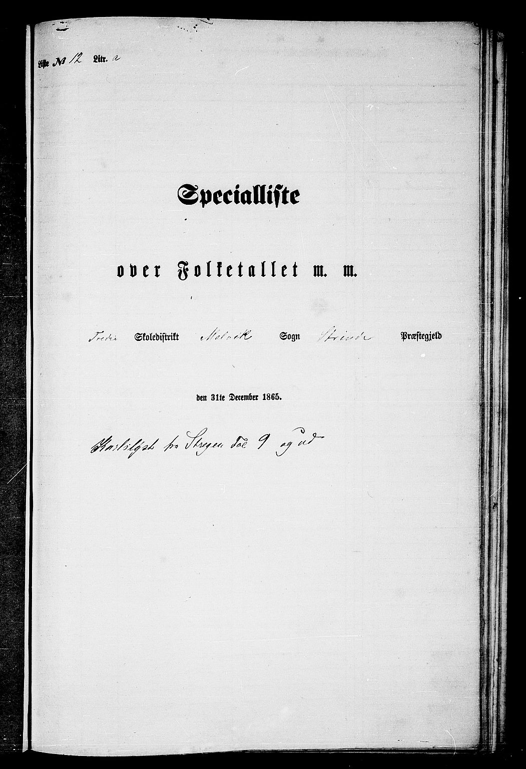 RA, Folketelling 1865 for 1660P Strinda prestegjeld, 1865, s. 228
