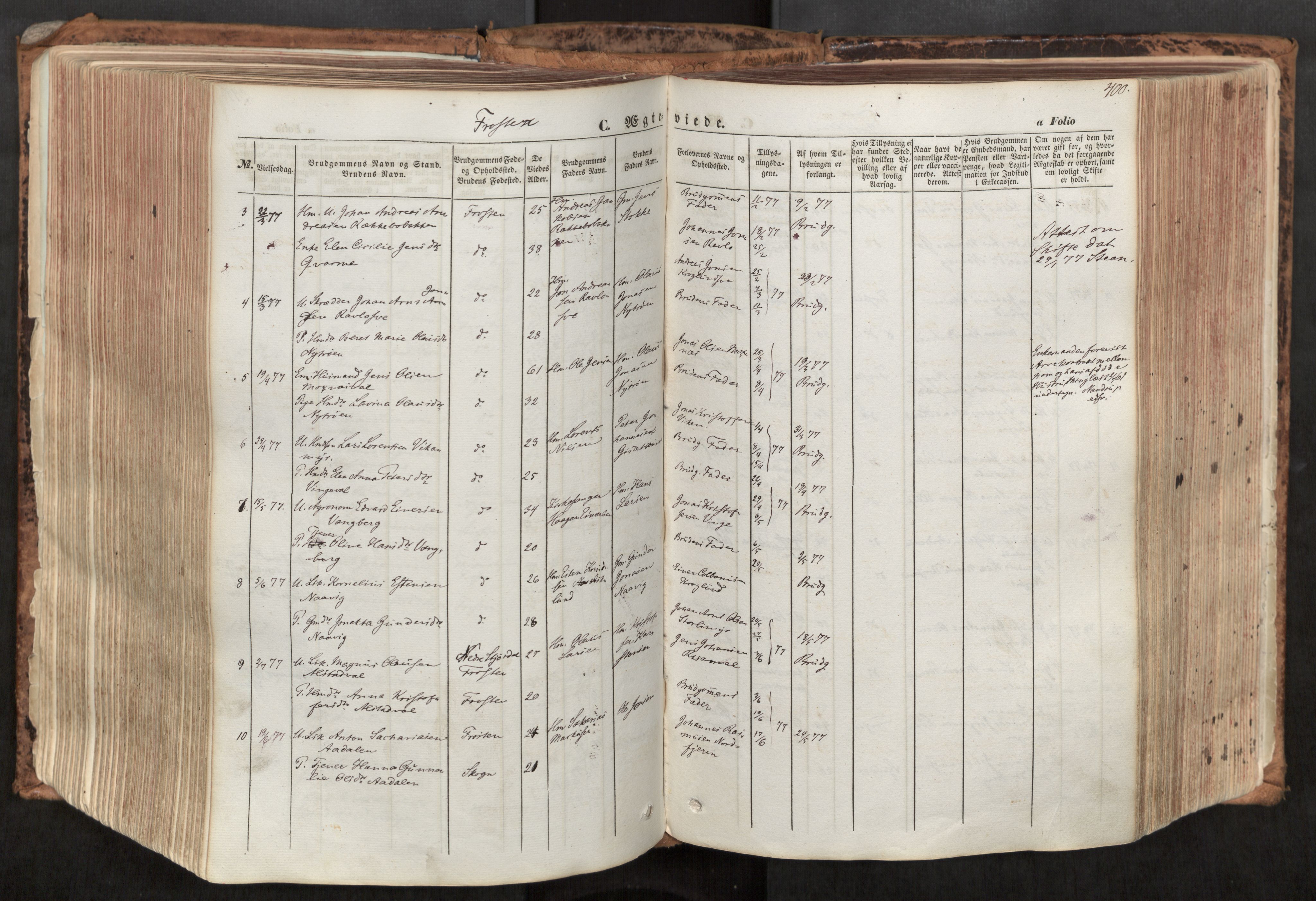 Ministerialprotokoller, klokkerbøker og fødselsregistre - Nord-Trøndelag, AV/SAT-A-1458/713/L0116: Ministerialbok nr. 713A07, 1850-1877, s. 400