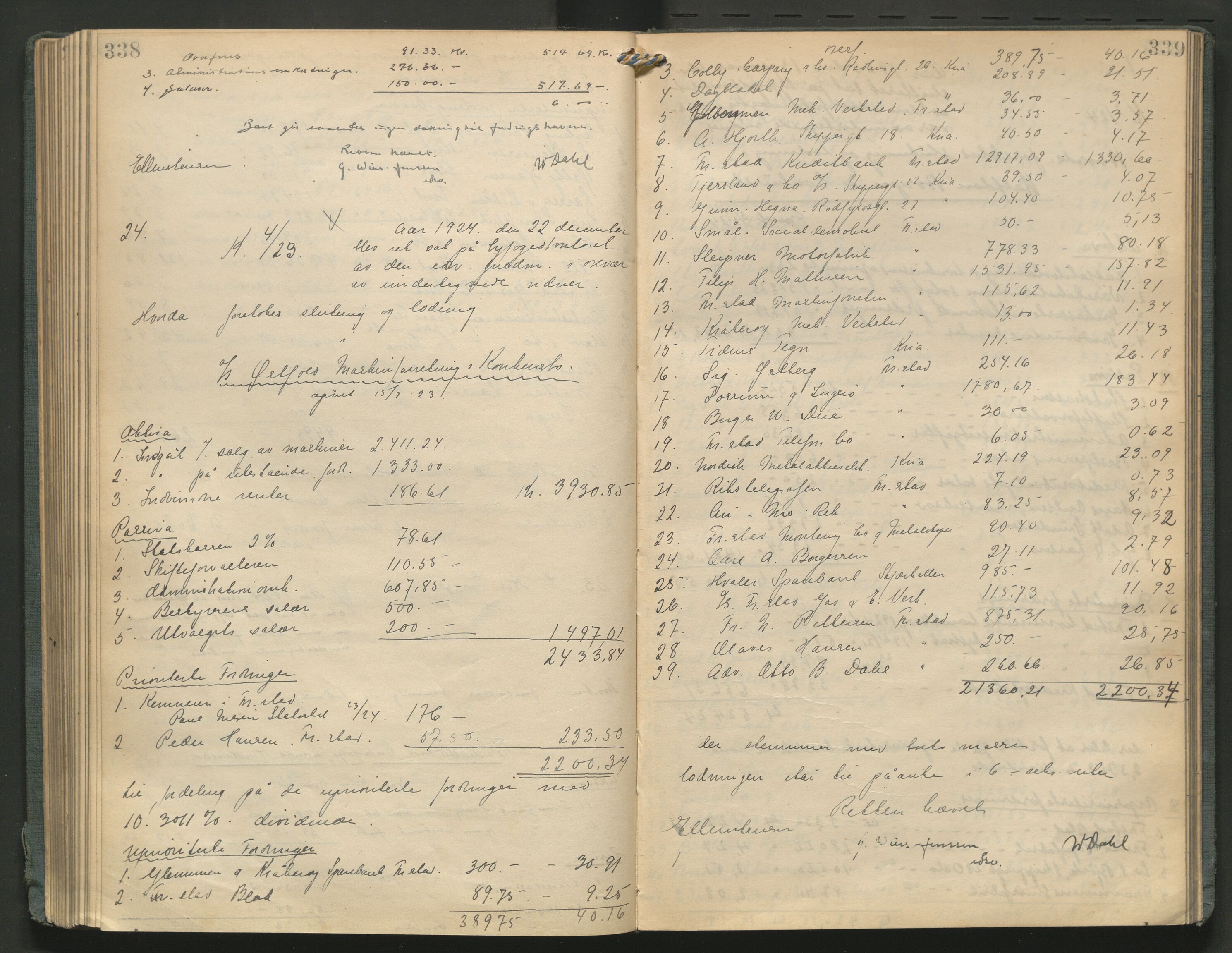 Fredrikstad byfogd, AV/SAO-A-10473a/H/He/L0005: Skifteutlodningsprotokoll, 1917-1927, s. 338-339