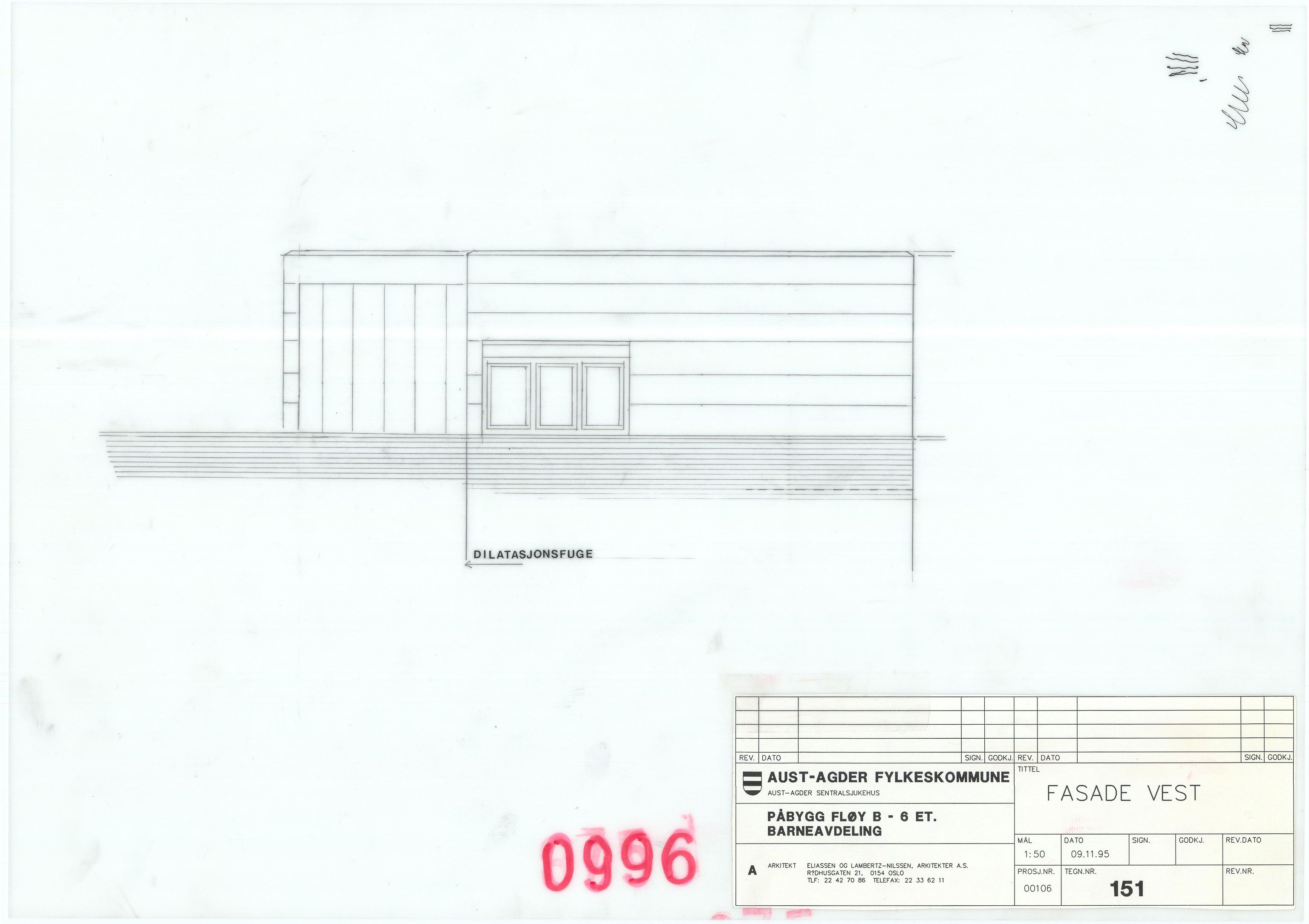 Eliassen og Lambertz-Nilssen Arkitekter, AAKS/PA-2983/T/T03/L0009: Tegningskogger 381, 1960-1966, s. 3