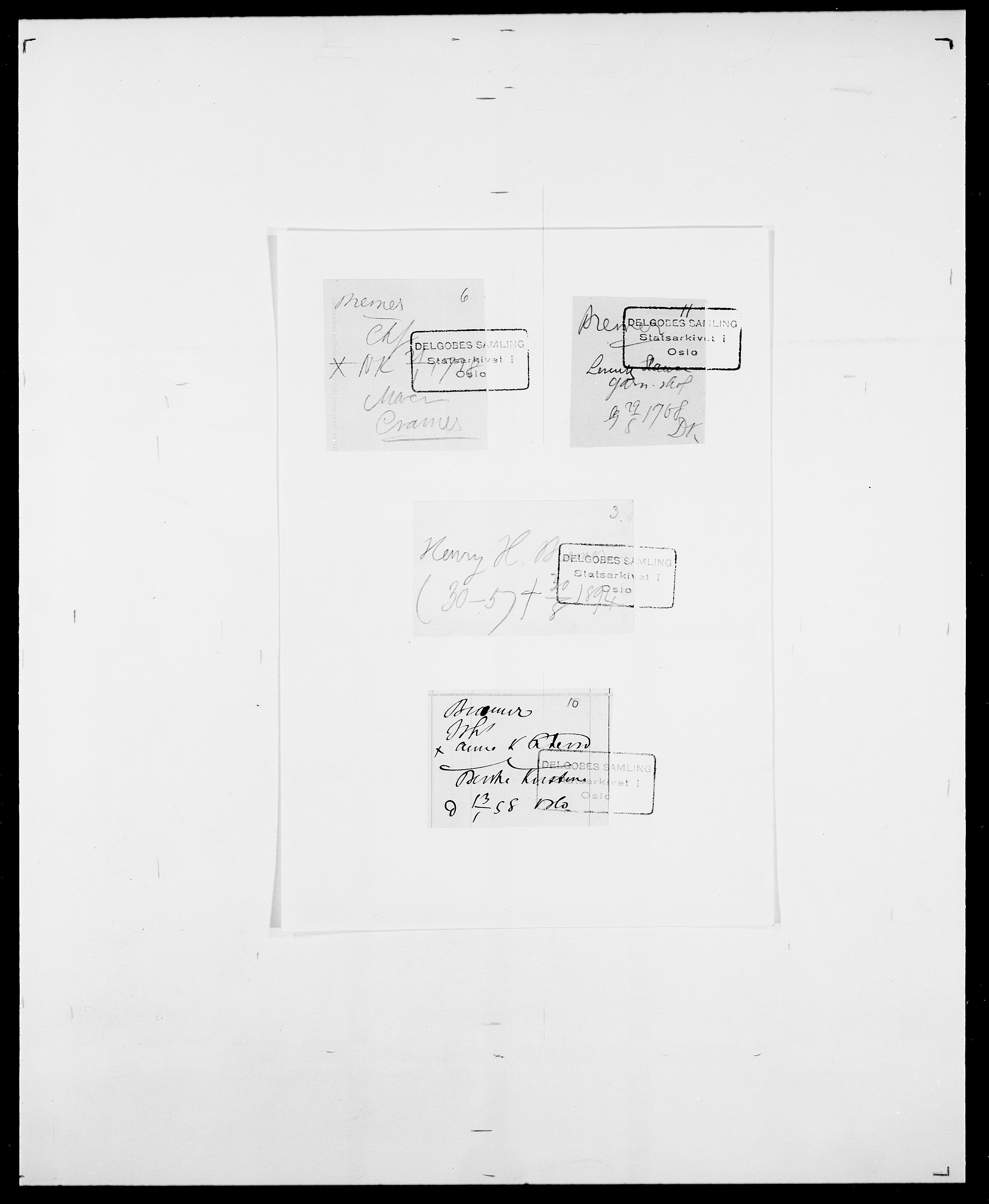 Delgobe, Charles Antoine - samling, SAO/PAO-0038/D/Da/L0006: Brambani - Brønø, s. 299