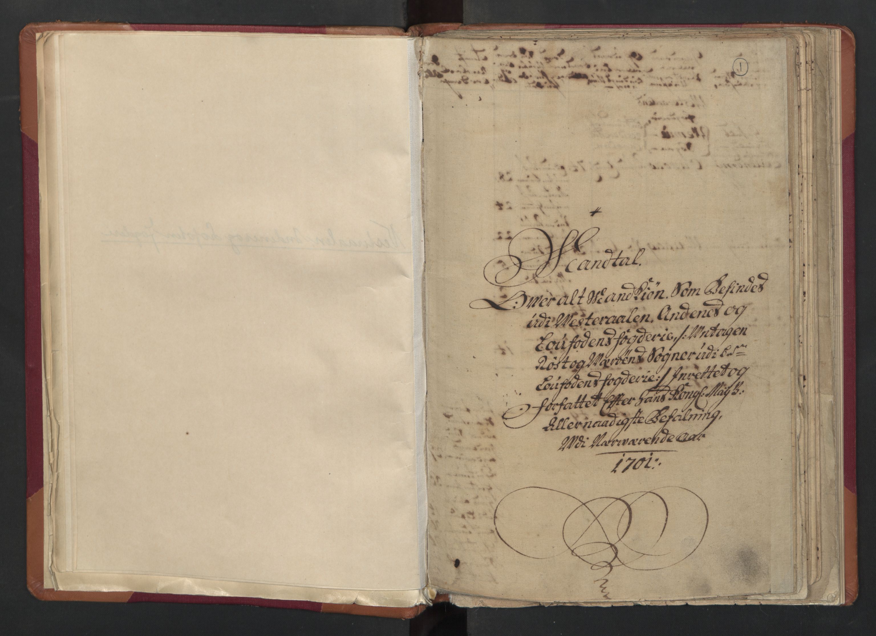 RA, Manntallet 1701, nr. 18: Vesterålen, Andenes og Lofoten fogderi, 1701, s. 1