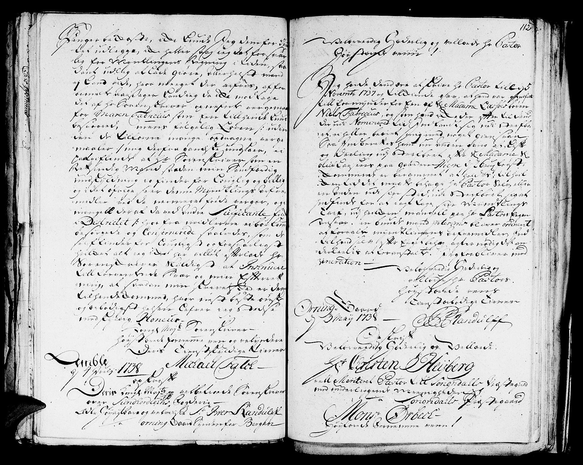 Stiftamtmannen i Bergen, AV/SAB-A-100006/F/Fd/Fdd/0001 / Lnr. 1970 - Sunnhordland, 1731-1745, s. 111b-112a