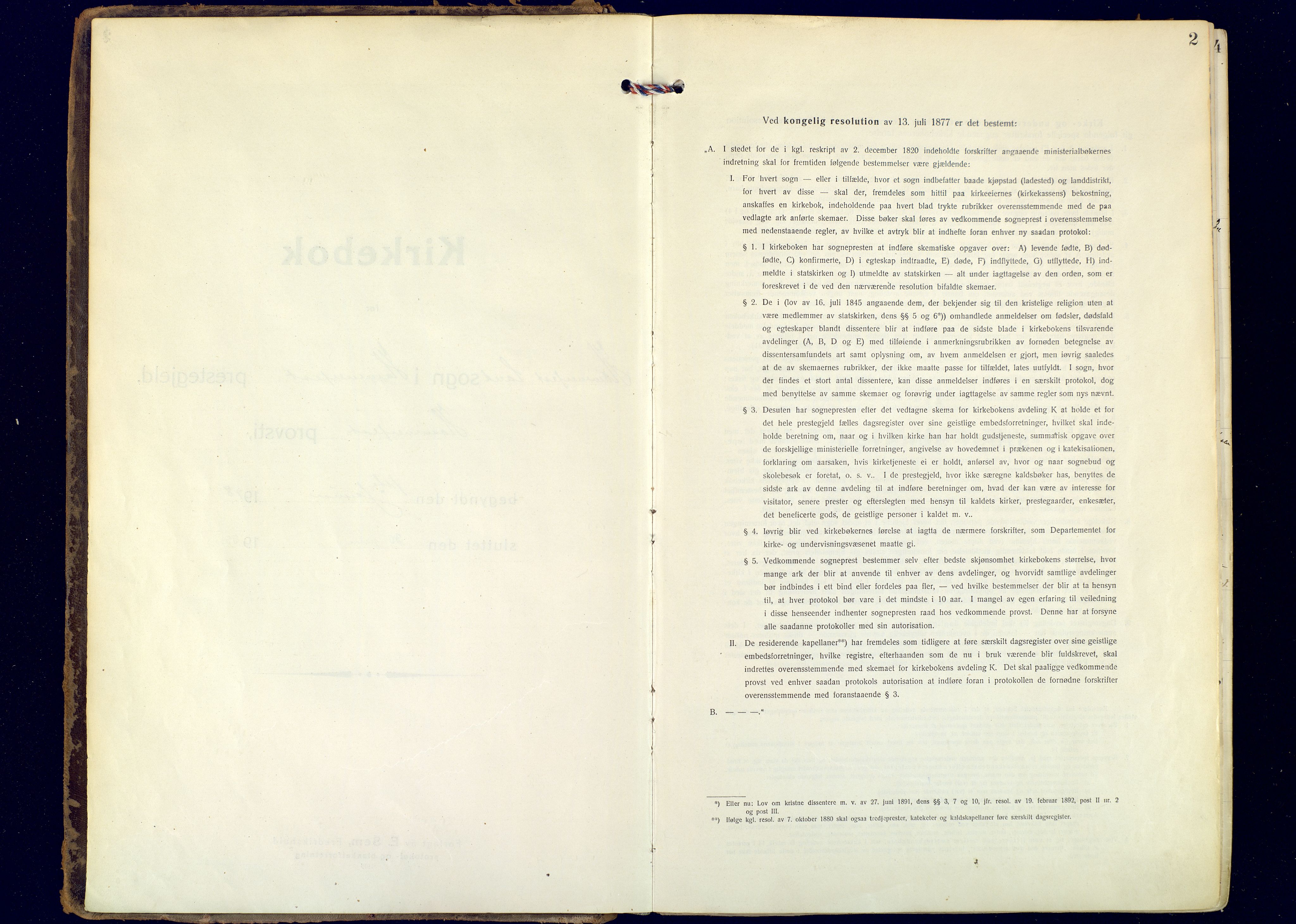 Hammerfest sokneprestkontor, SATØ/S-1347: Ministerialbok nr. 18, 1918-1933, s. 2