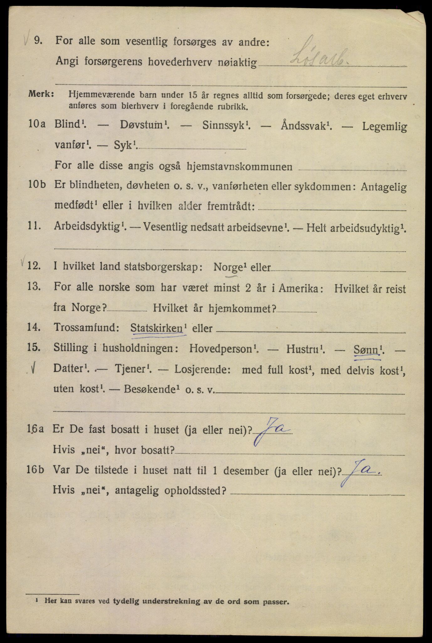 SAO, Folketelling 1920 for 0301 Kristiania kjøpstad, 1920, s. 596918