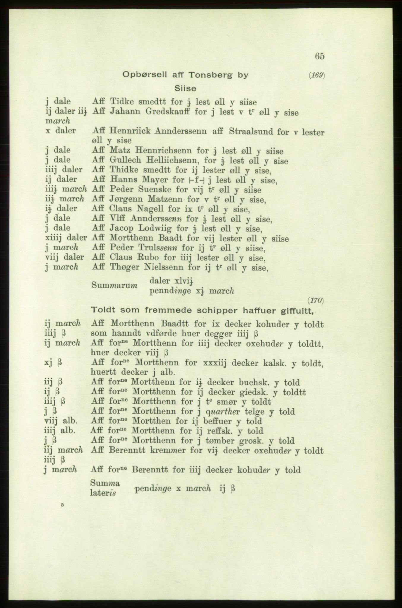 Publikasjoner utgitt av Arkivverket, PUBL/PUBL-001/C/0001: Bind 1: Rekneskap for Akershus len 1557-1558, 1557-1558, s. 65
