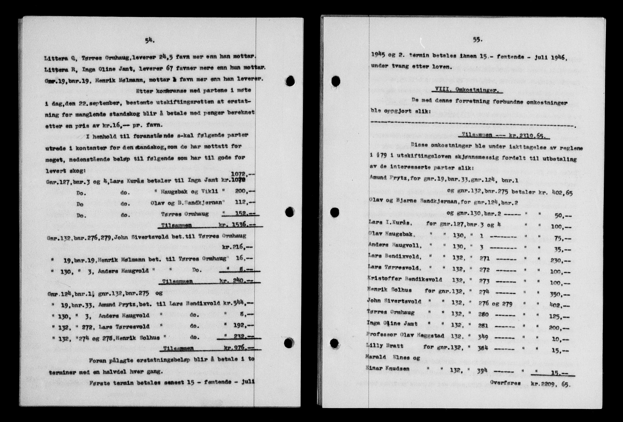 Gauldal sorenskriveri, AV/SAT-A-0014/1/2/2C/L0058: Pantebok nr. 63, 1944-1945, Dagboknr: 75/1945