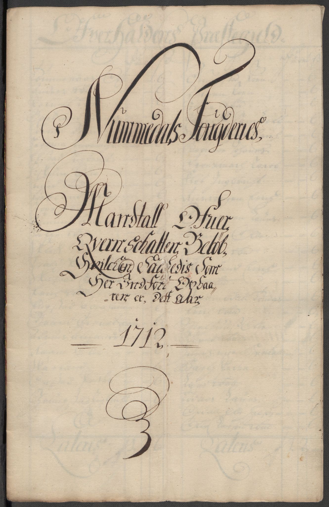 Rentekammeret inntil 1814, Reviderte regnskaper, Fogderegnskap, RA/EA-4092/R64/L4433: Fogderegnskap Namdal, 1712, s. 105