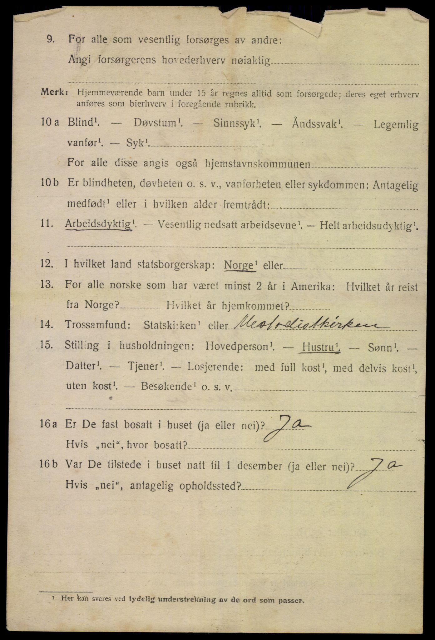 SAK, Folketelling 1920 for 1004 Flekkefjord kjøpstad, 1920, s. 3397