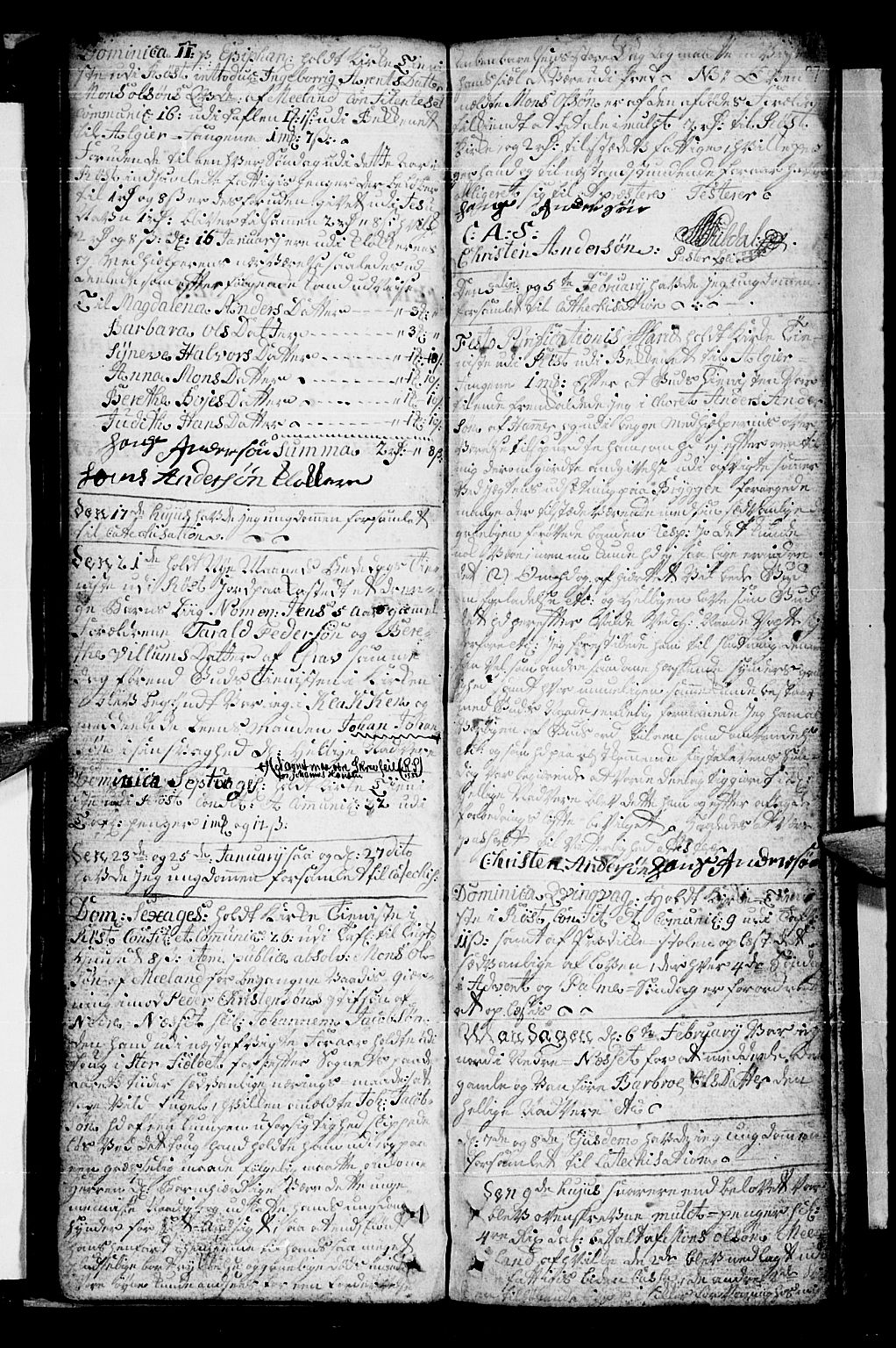 Ministerialprotokoller, klokkerbøker og fødselsregistre - Nordland, AV/SAT-A-1459/807/L0118: Ministerialbok nr. 807A01, 1752-1798, s. 40-41