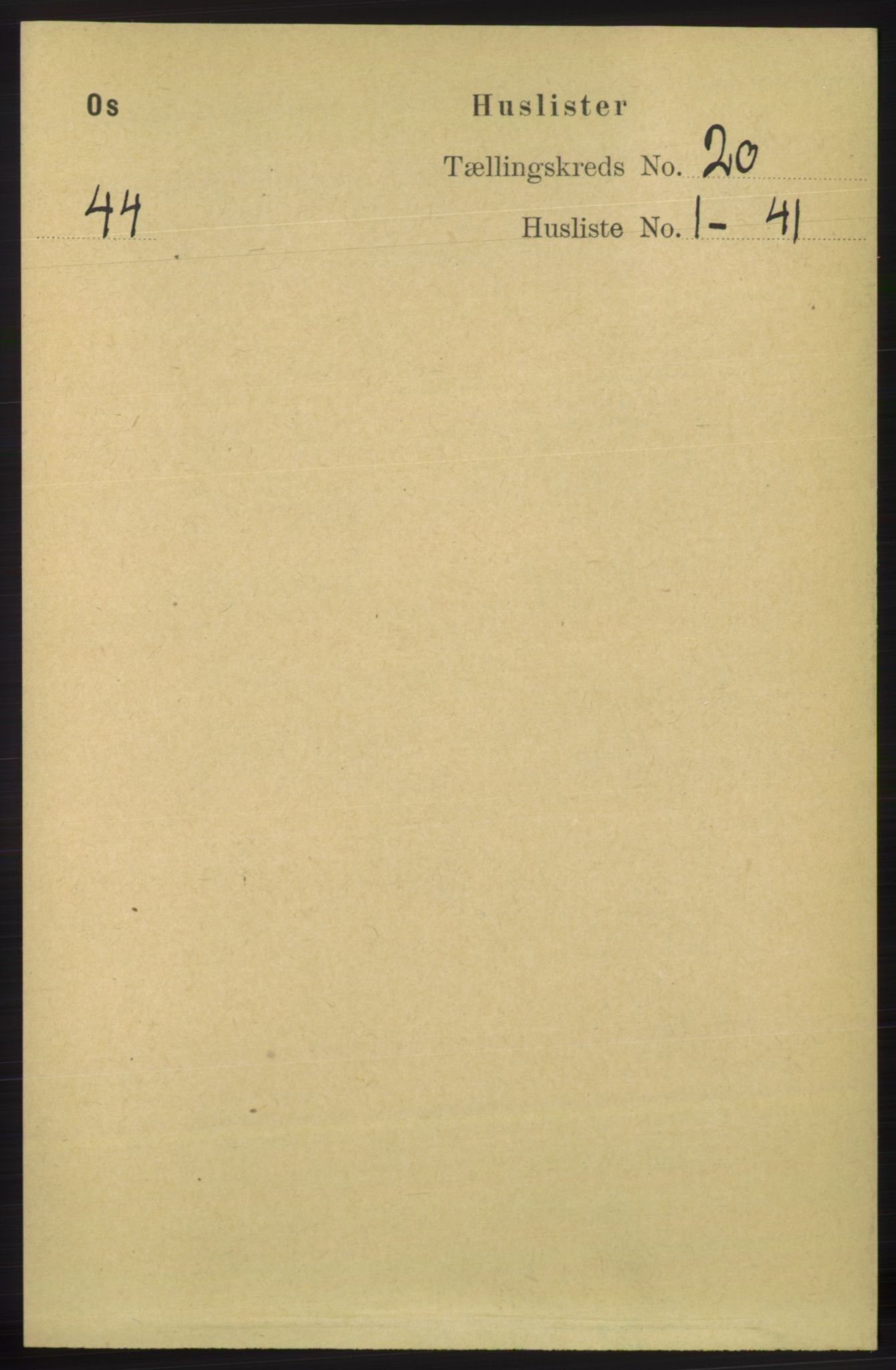 RA, Folketelling 1891 for 1243 Os herred, 1891, s. 4401