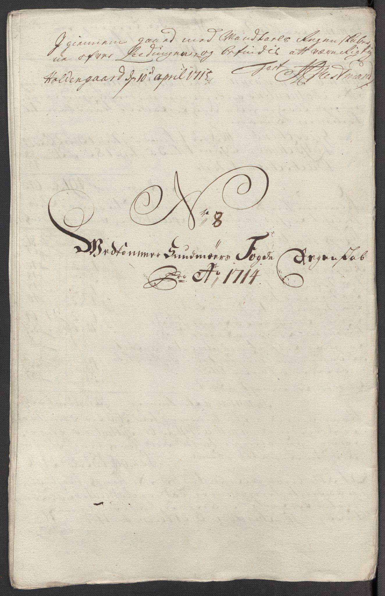 Rentekammeret inntil 1814, Reviderte regnskaper, Fogderegnskap, AV/RA-EA-4092/R54/L3566: Fogderegnskap Sunnmøre, 1714, s. 198