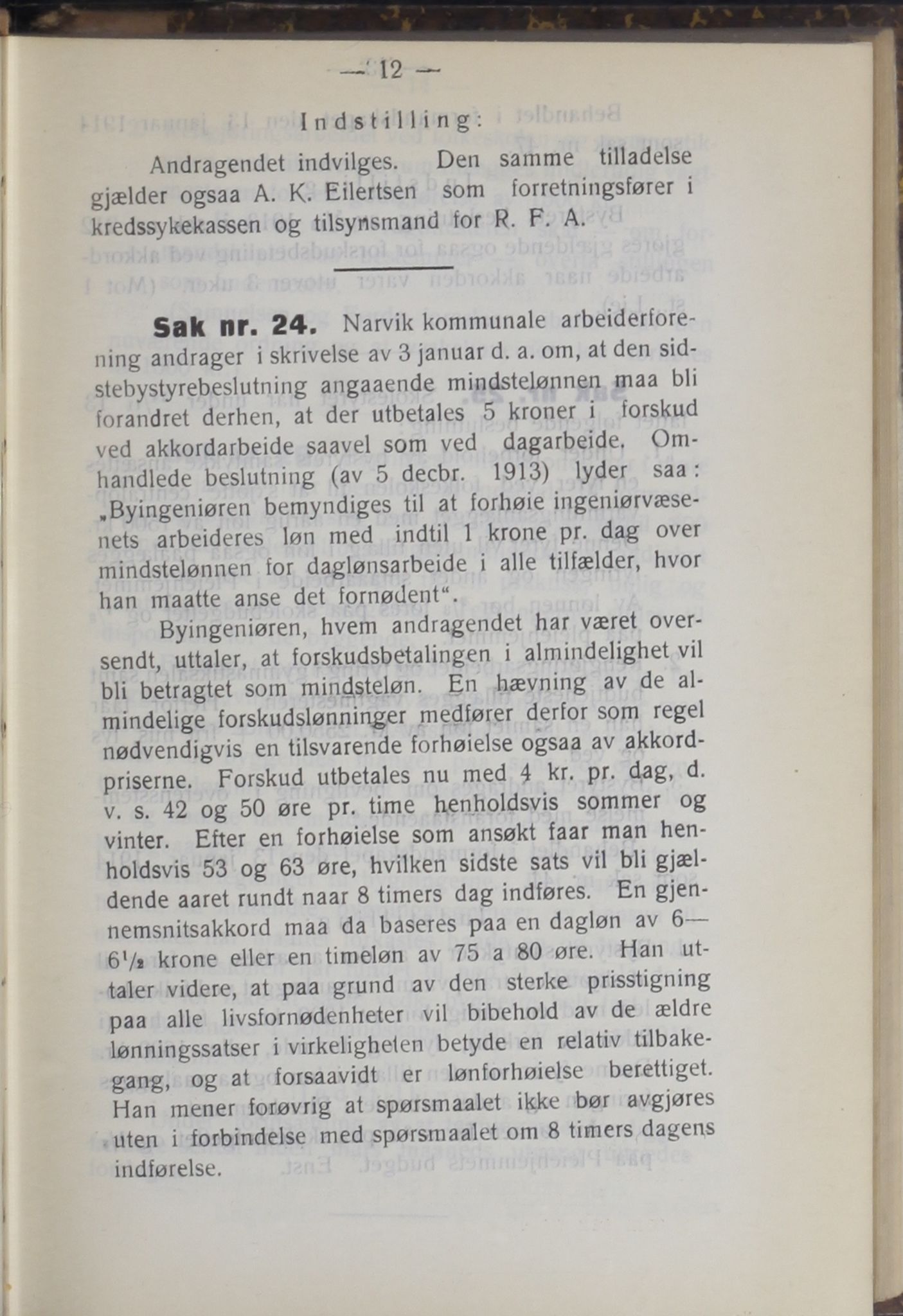 Narvik kommune. Formannskap , AIN/K-18050.150/A/Ab/L0004: Møtebok, 1914