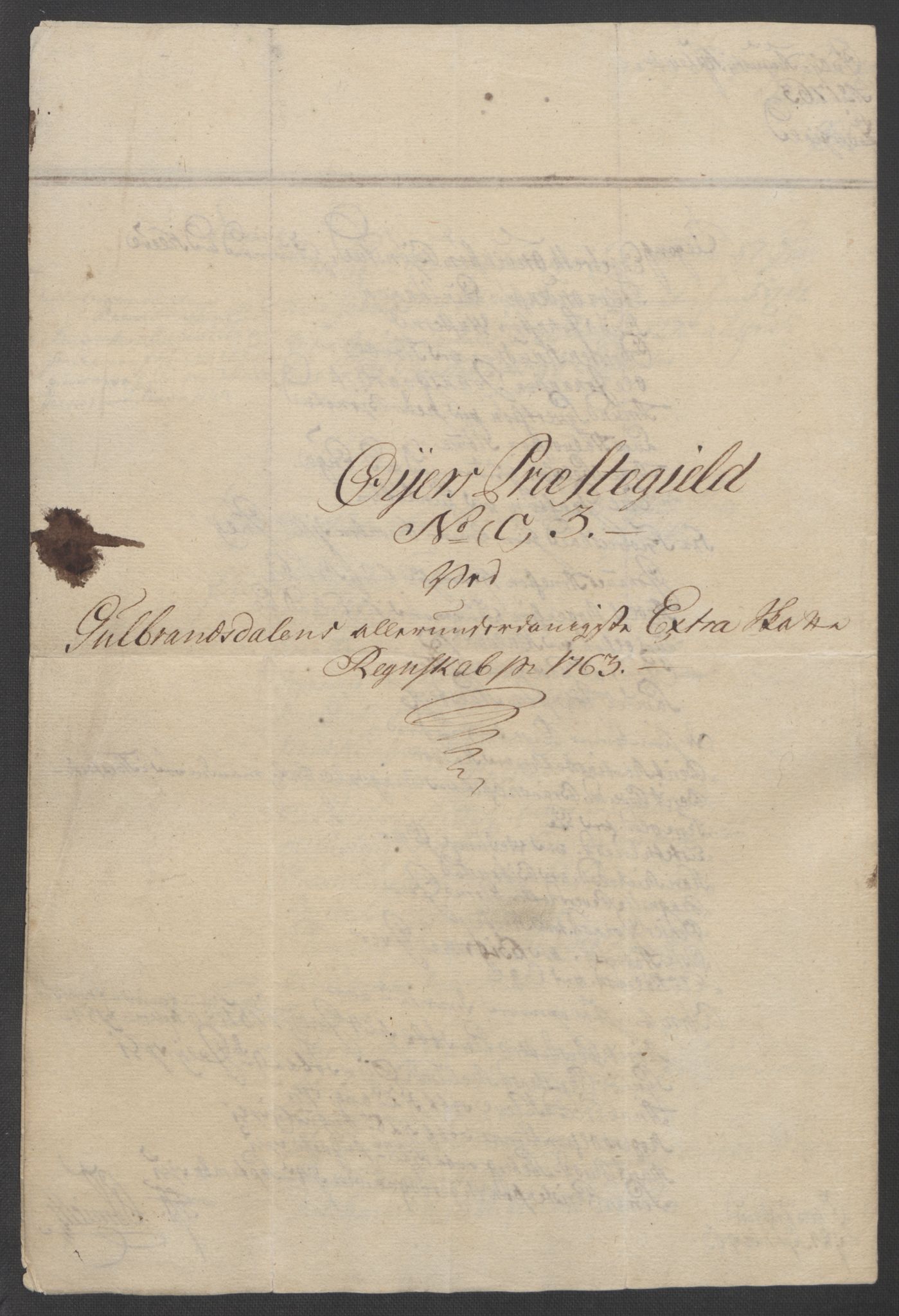 Rentekammeret inntil 1814, Reviderte regnskaper, Fogderegnskap, RA/EA-4092/R17/L1266: Ekstraskatten Gudbrandsdal, 1762-1766, s. 152