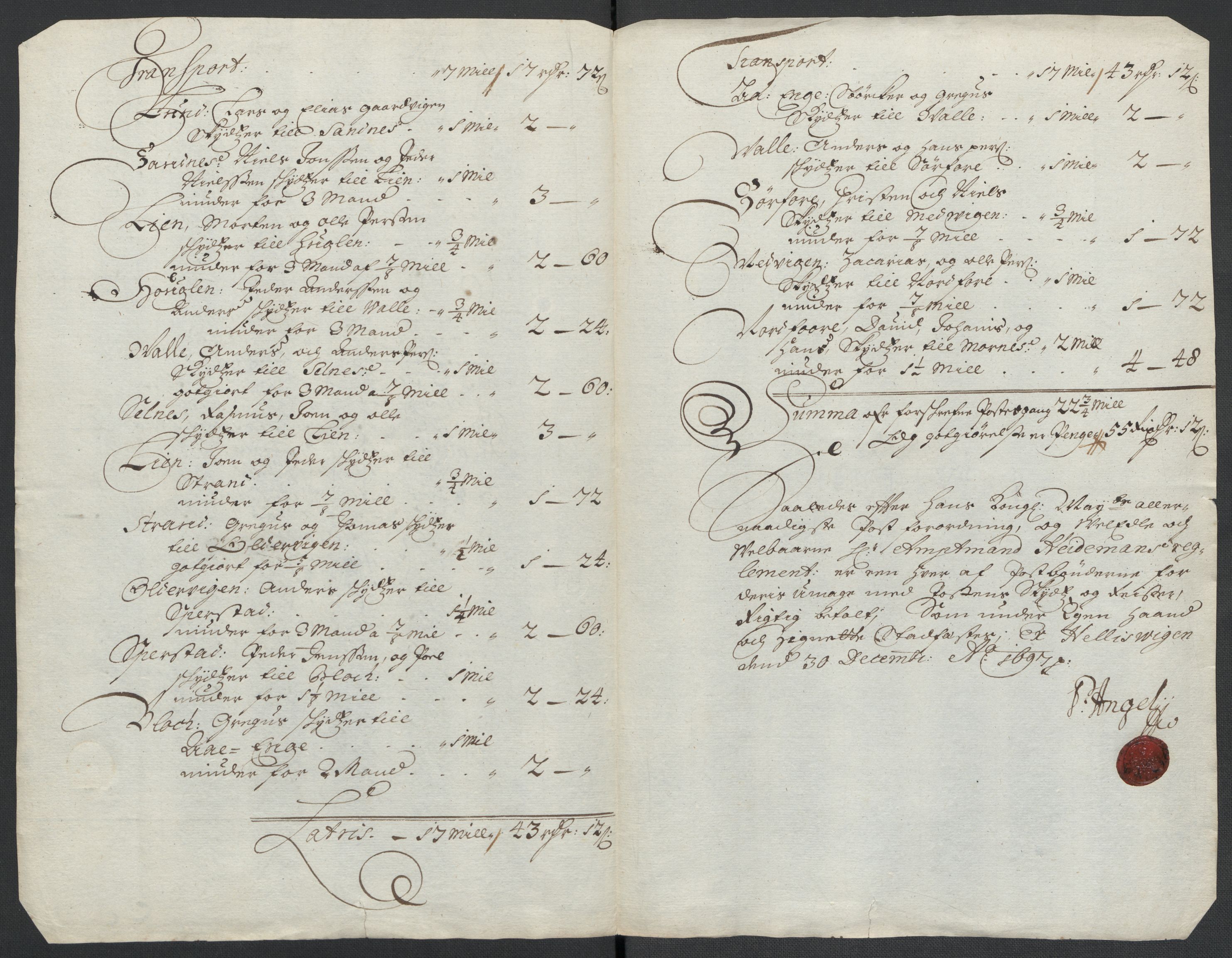 Rentekammeret inntil 1814, Reviderte regnskaper, Fogderegnskap, RA/EA-4092/R65/L4506: Fogderegnskap Helgeland, 1697-1698, s. 121