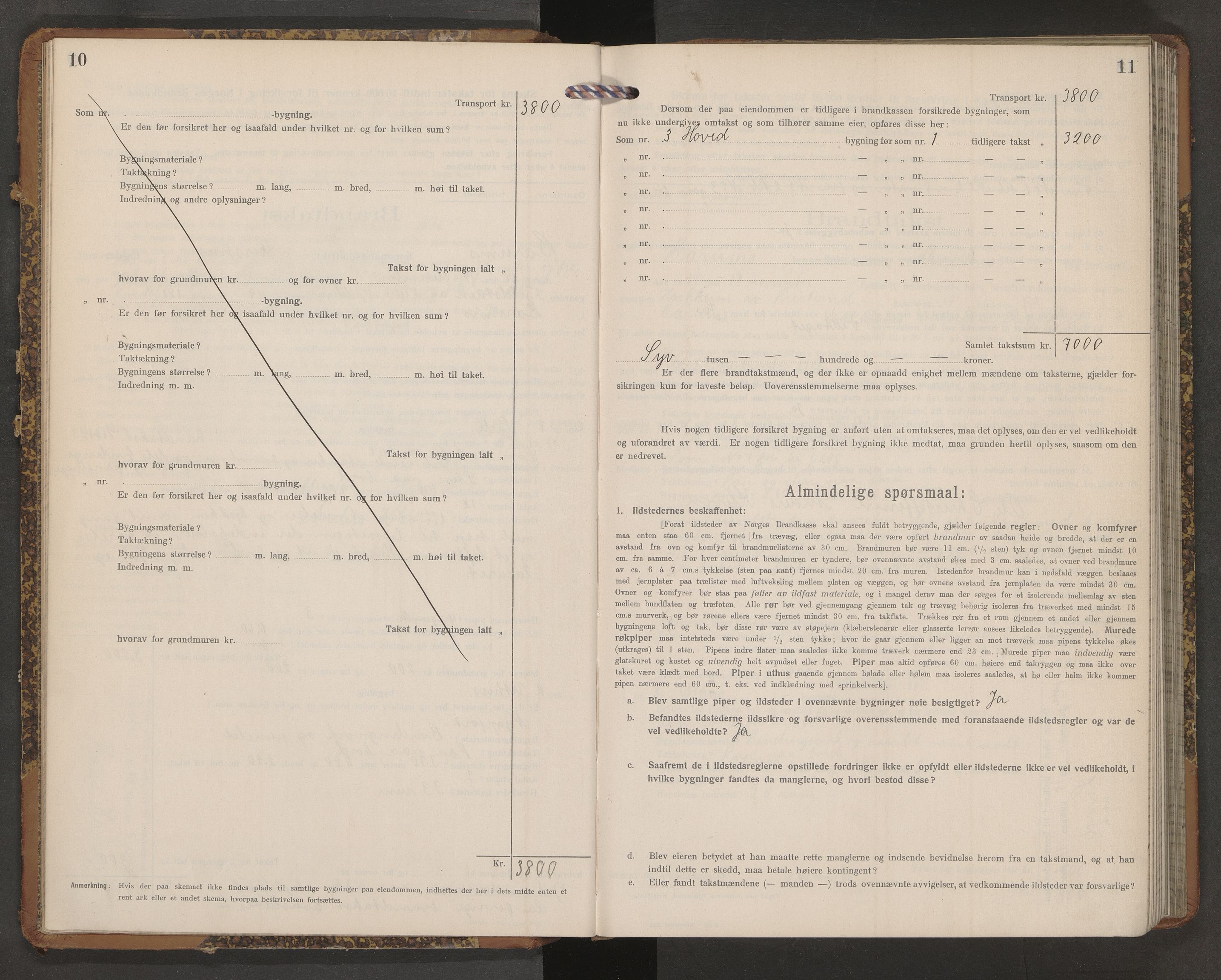 Norges brannkasse, branntakster Bærum, AV/SAO-A-11382/F/Fb/L0007: Branntakstprotokoll, 1914-1917