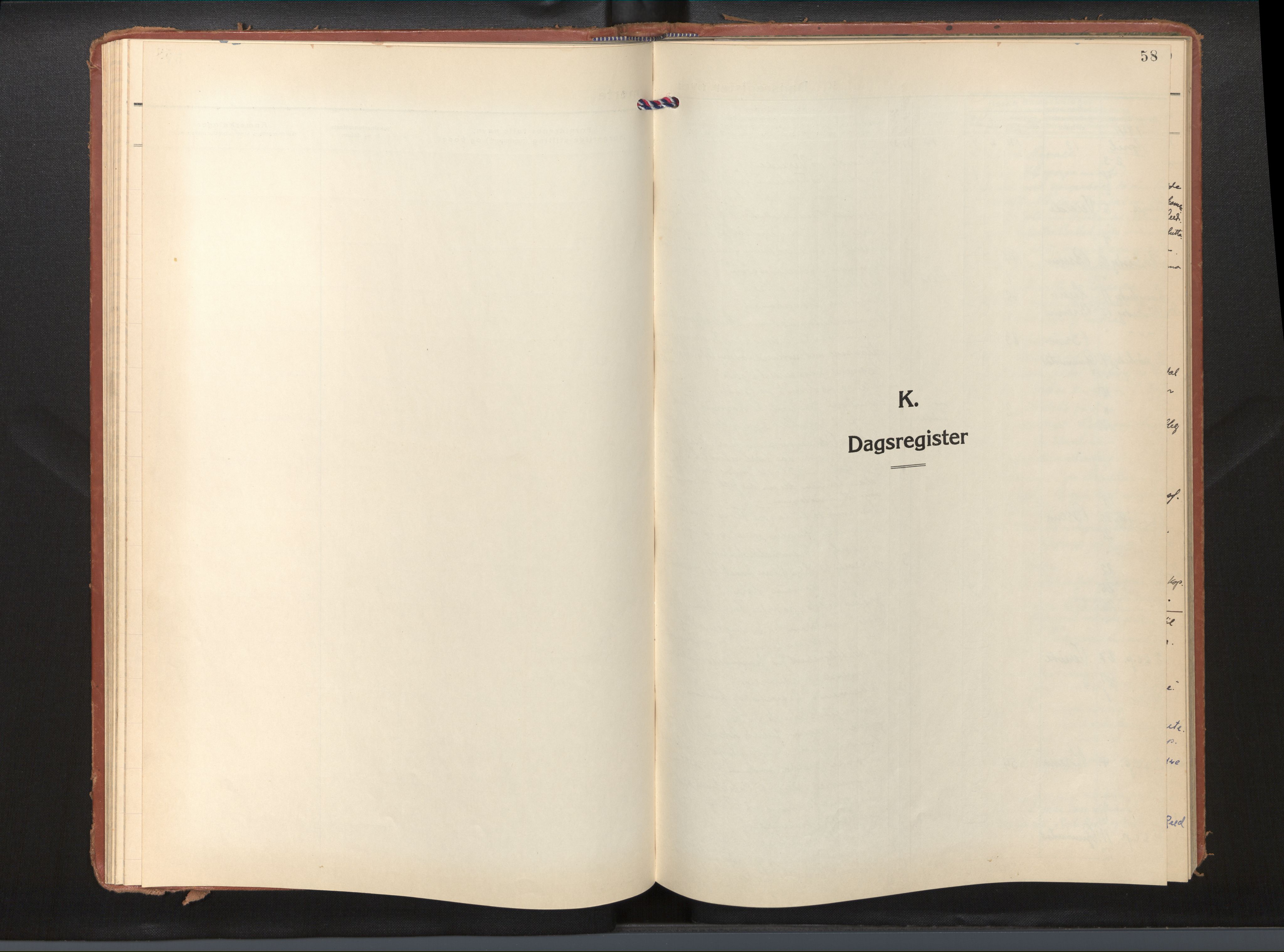 Gloppen sokneprestembete, SAB/A-80101/H/Hac/L0006: Residerende kapellans bok nr. A 6, 1941-1962, s. 57b-58a