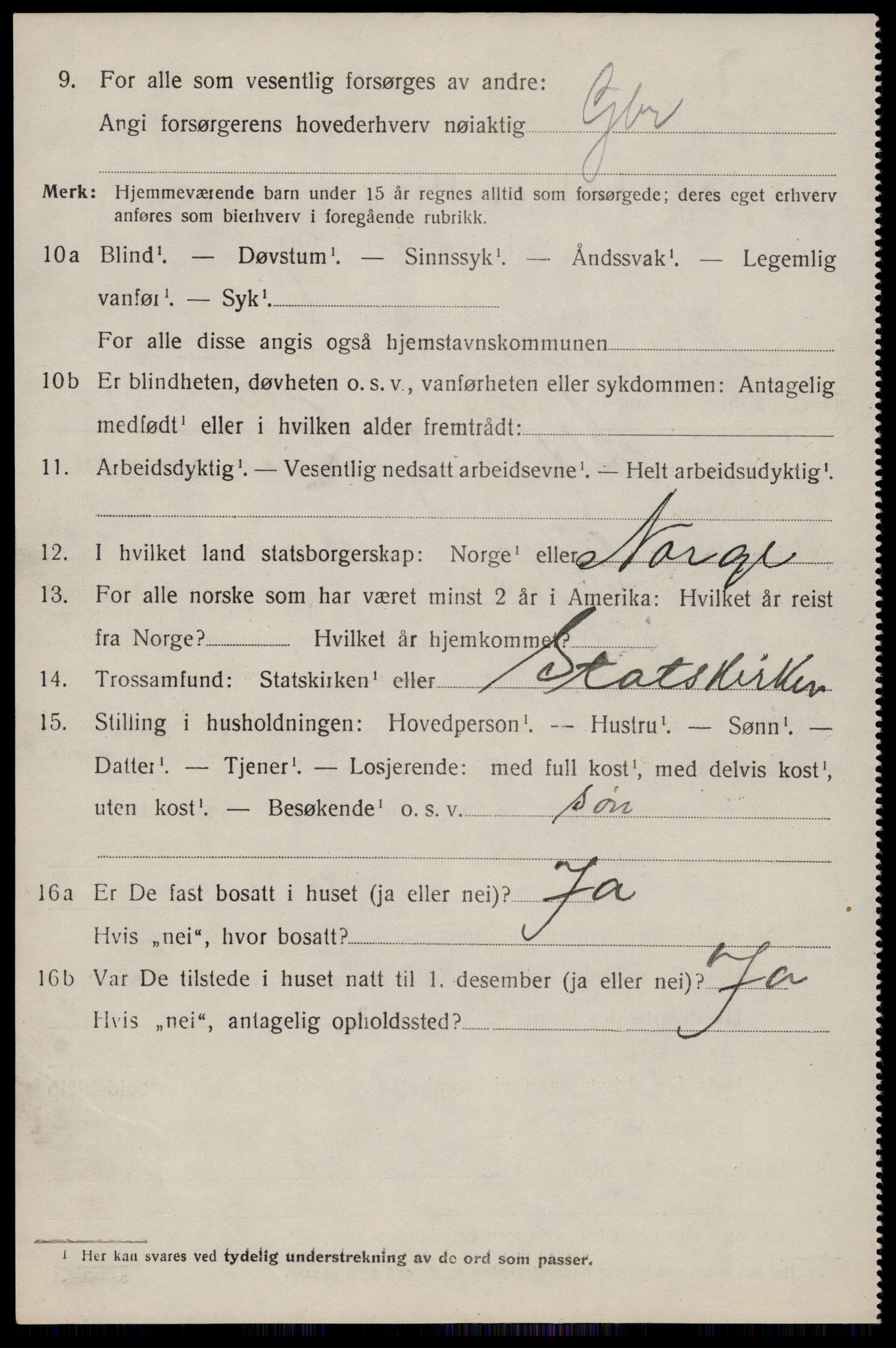 SAST, Folketelling 1920 for 1139 Nedstrand herred, 1920, s. 1342