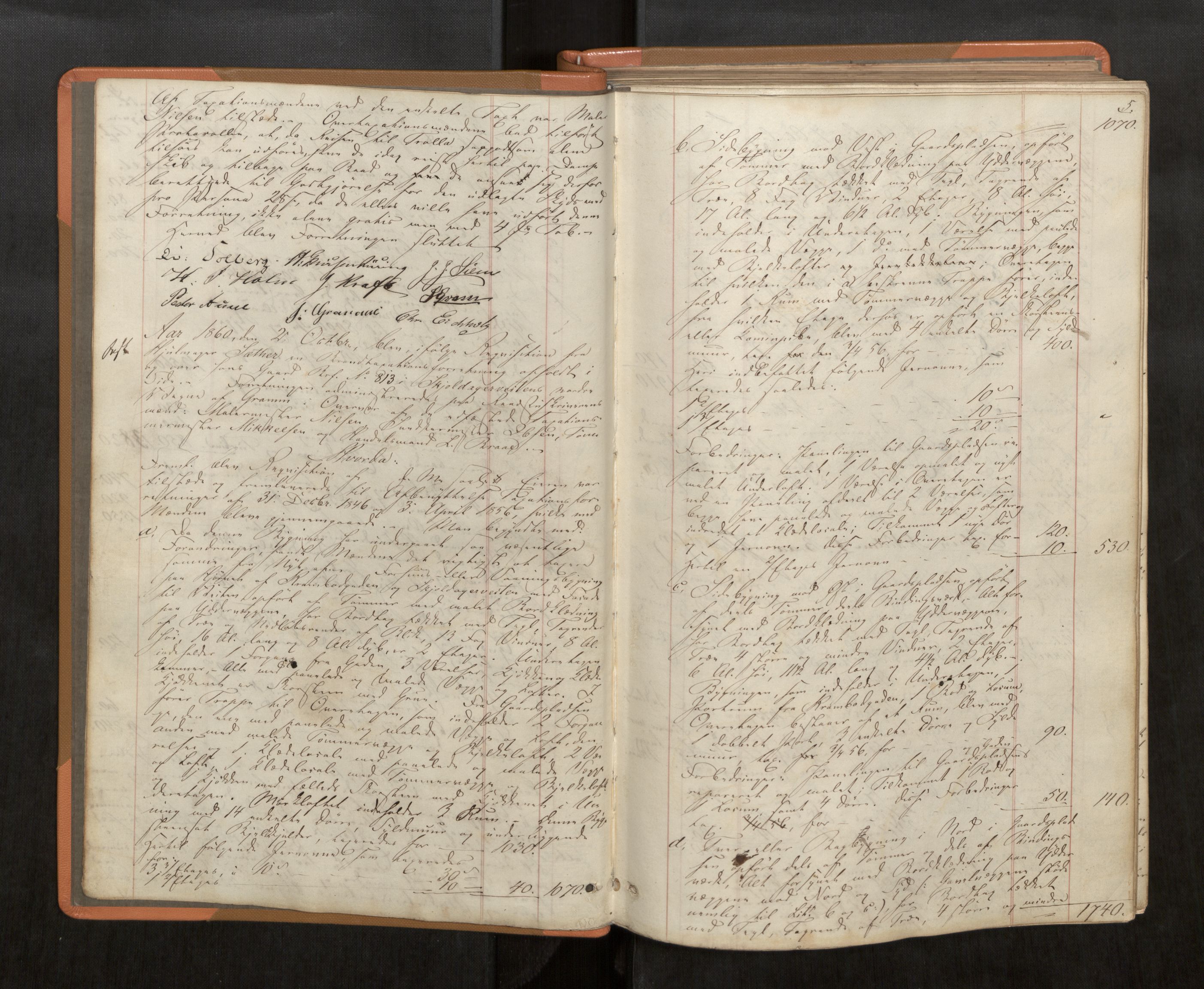 Norges Brannkasse Trondheim magistrat, AV/SAT-A-5590/Fa/L0037: Branntakstprotokoll, 1860-1867, s. 5