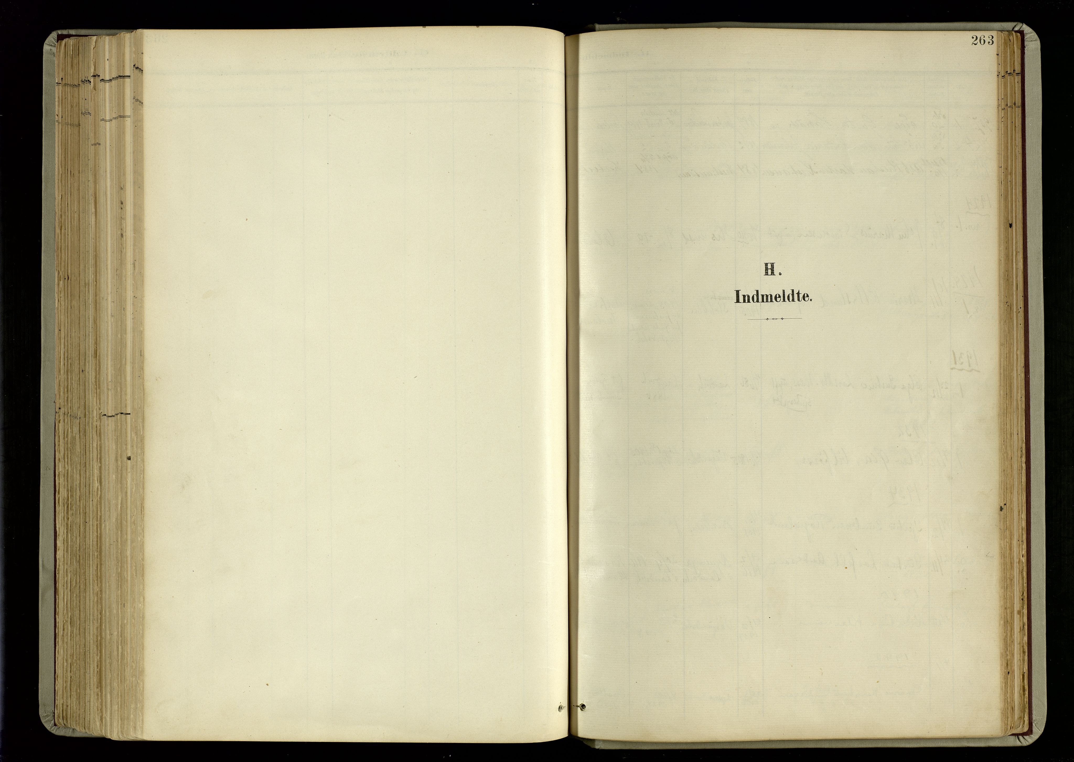 Hommedal sokneprestkontor, SAK/1111-0023/F/Fa/Fab/L0007: Ministerialbok nr. A 7, 1898-1924, s. 263
