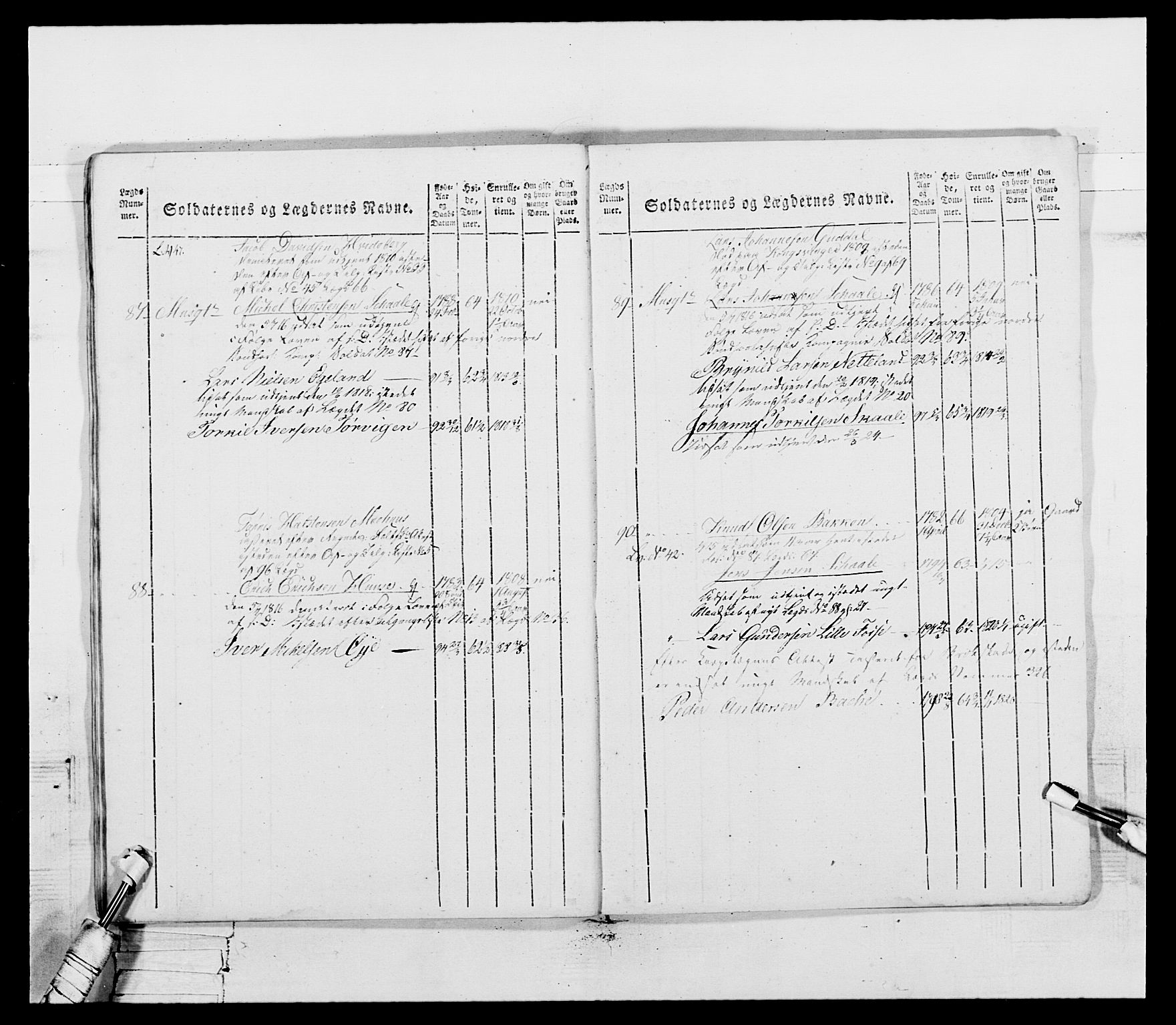 Generalitets- og kommissariatskollegiet, Det kongelige norske kommissariatskollegium, RA/EA-5420/E/Eh/L0099: Bergenhusiske nasjonale infanteriregiment, 1812, s. 355