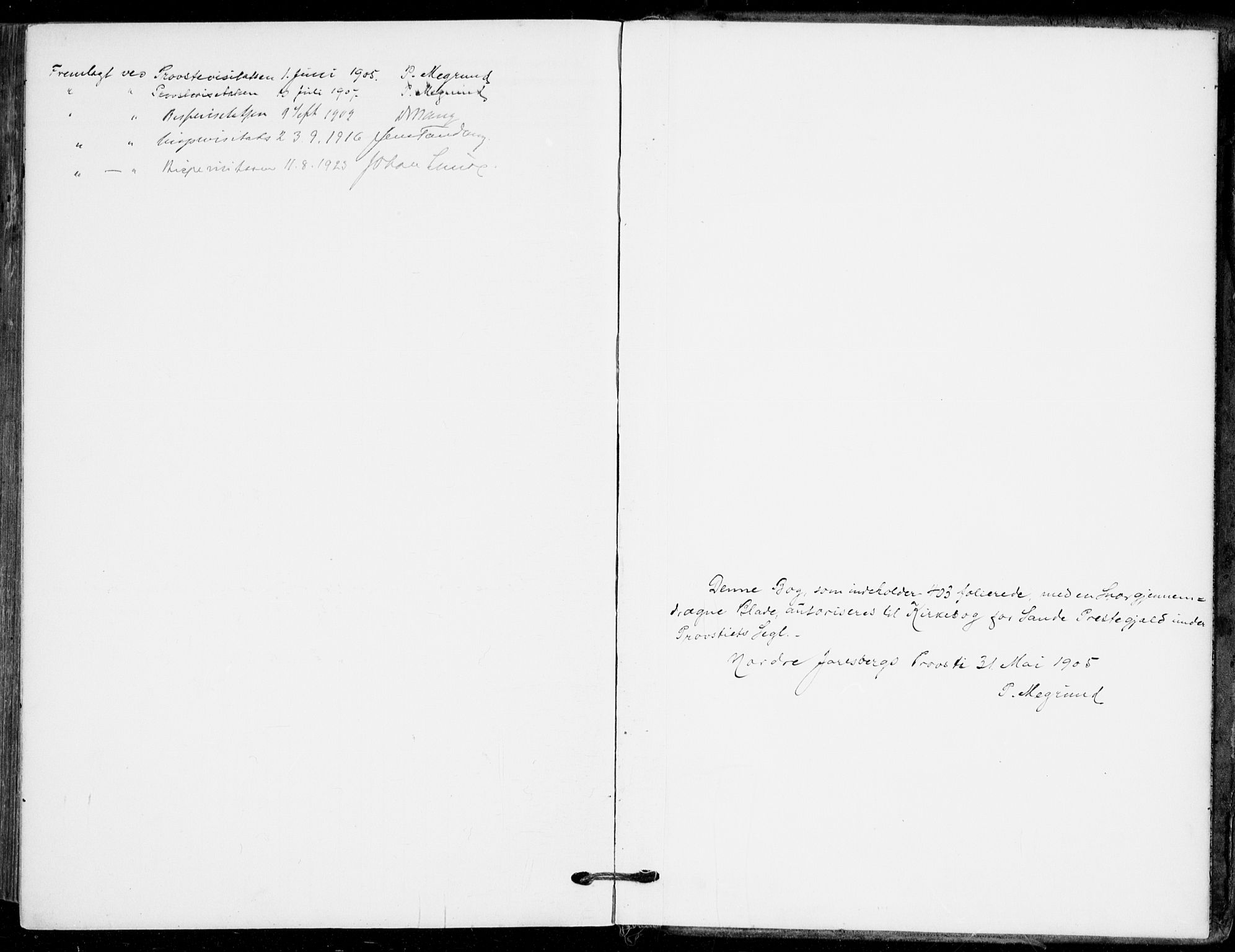 Sande Kirkebøker, AV/SAKO-A-53/F/Fa/L0008: Ministerialbok nr. 8, 1904-1921